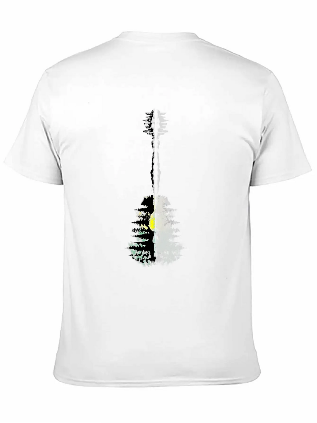 Guitar Forest Essential Cotton Tee For Daily Outfits – Unisex Style