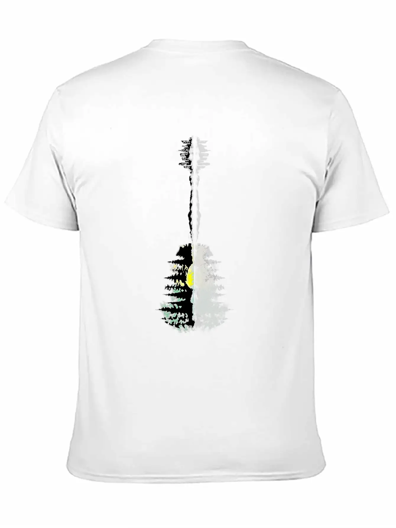 Guitar Forest Essential Cotton Tee For Daily Outfits – Unisex Style