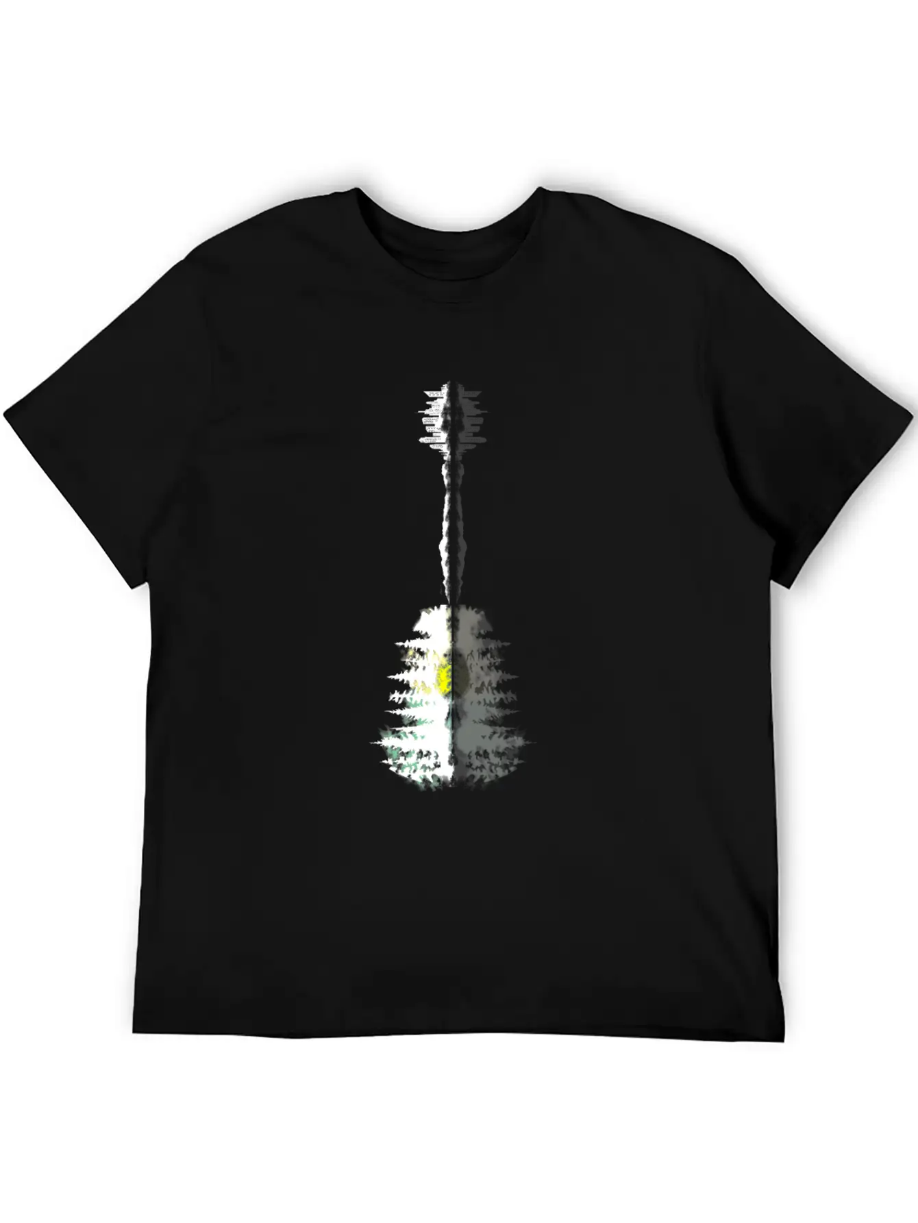 Guitar Forest Essential Cotton Tee For Daily Outfits – Unisex Style