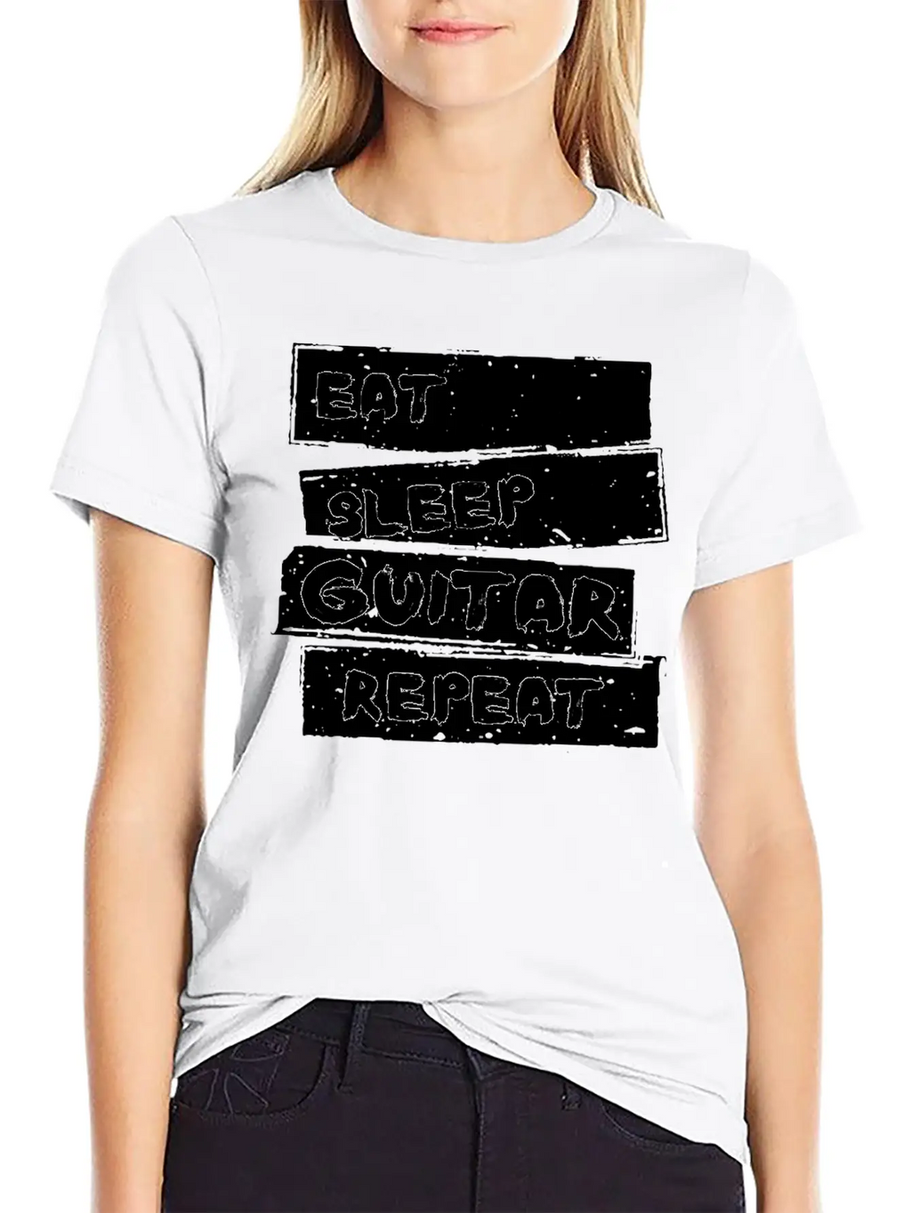 Guitar - Guitare Tee Shirt Breathable Graphic T-Shirt – Perfect For Casual Days