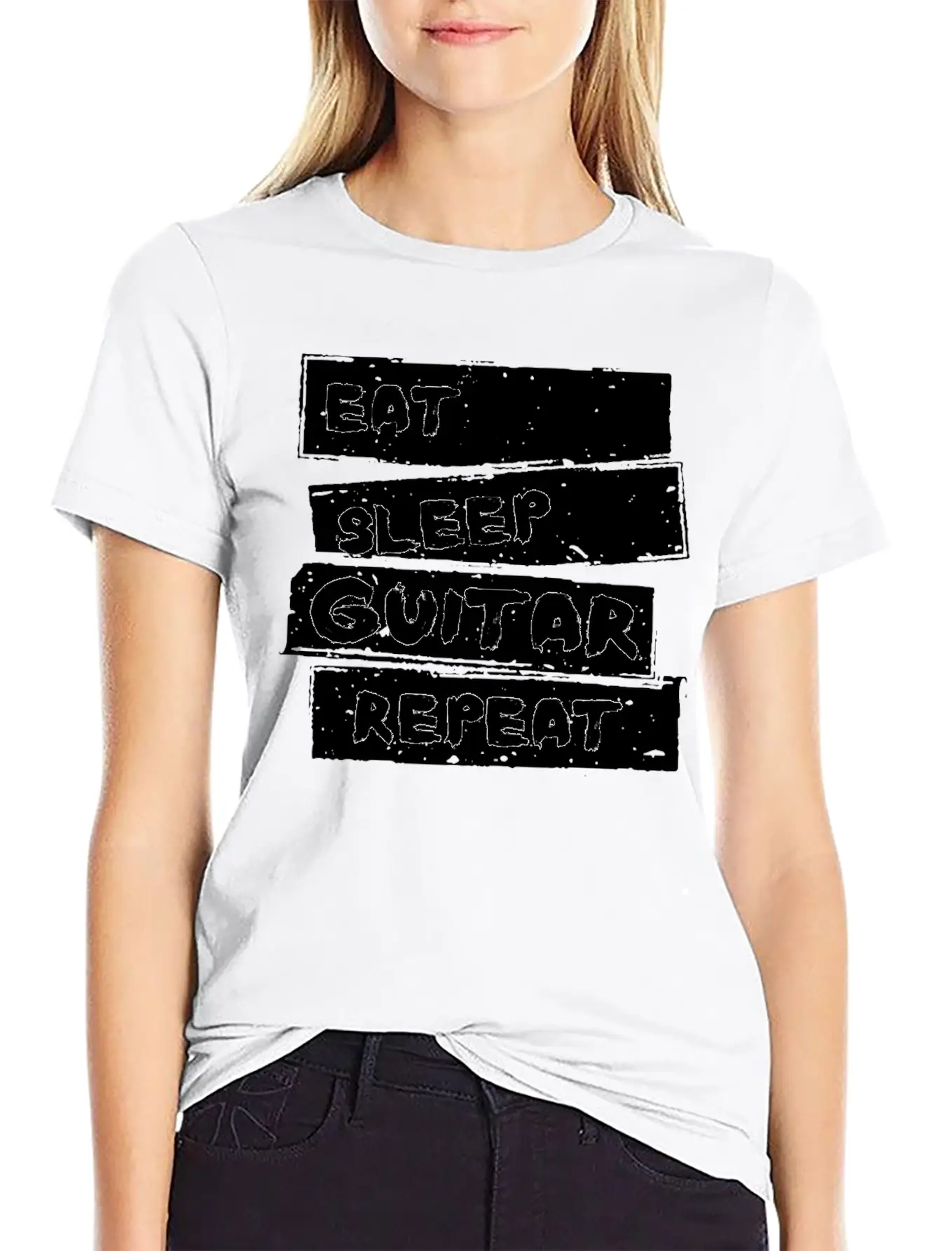 Guitar - Guitare Tee Shirt Breathable Graphic T-Shirt – Perfect For Casual Days