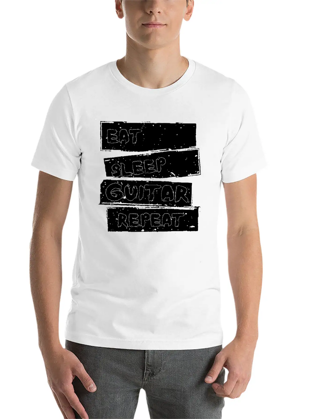 Guitar - Guitare Tee Shirt Breathable Graphic T-Shirt – Perfect For Casual Days
