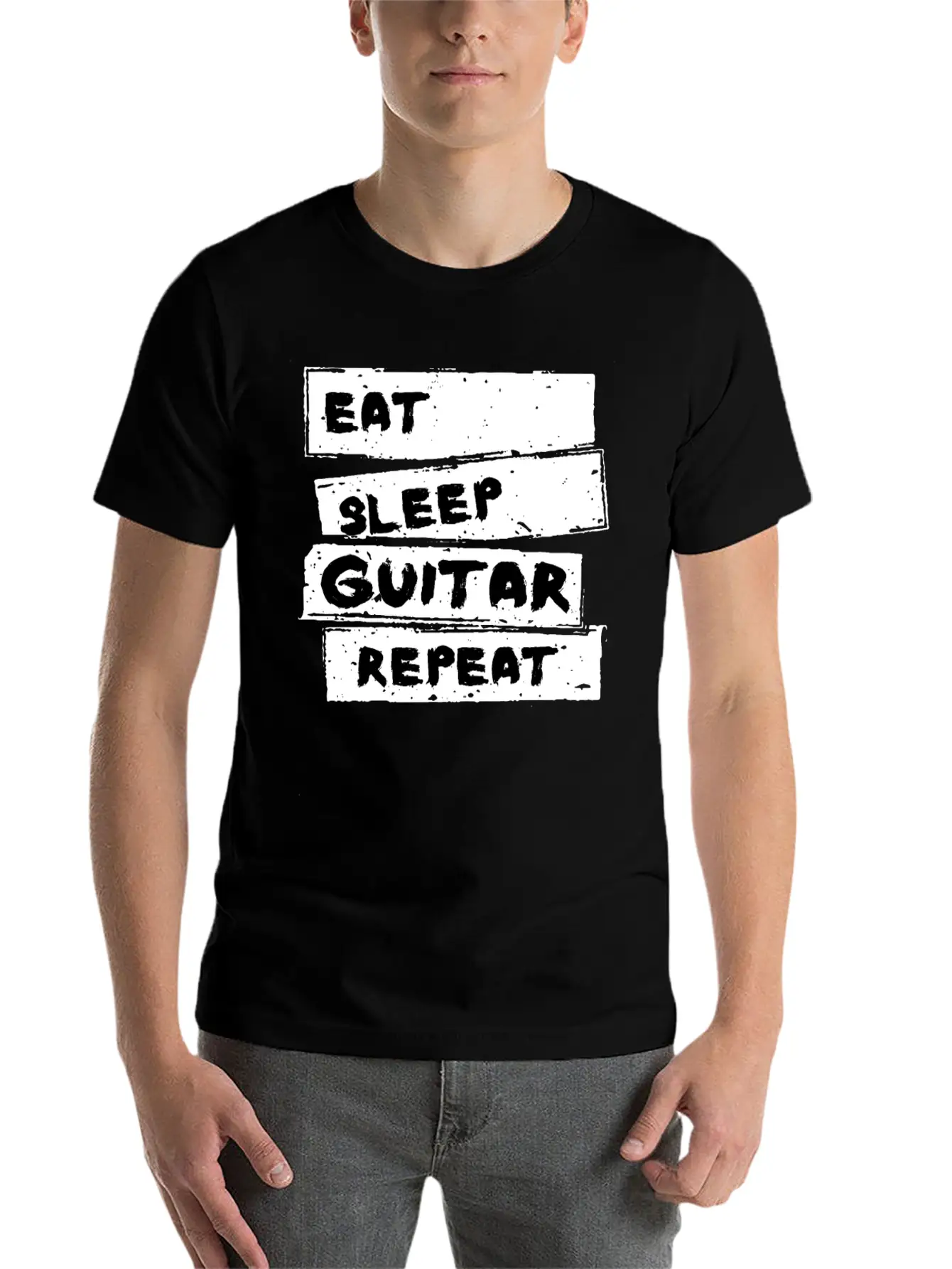 Guitar - Guitare Tee Shirt Breathable Graphic T-Shirt – Perfect For Casual Days