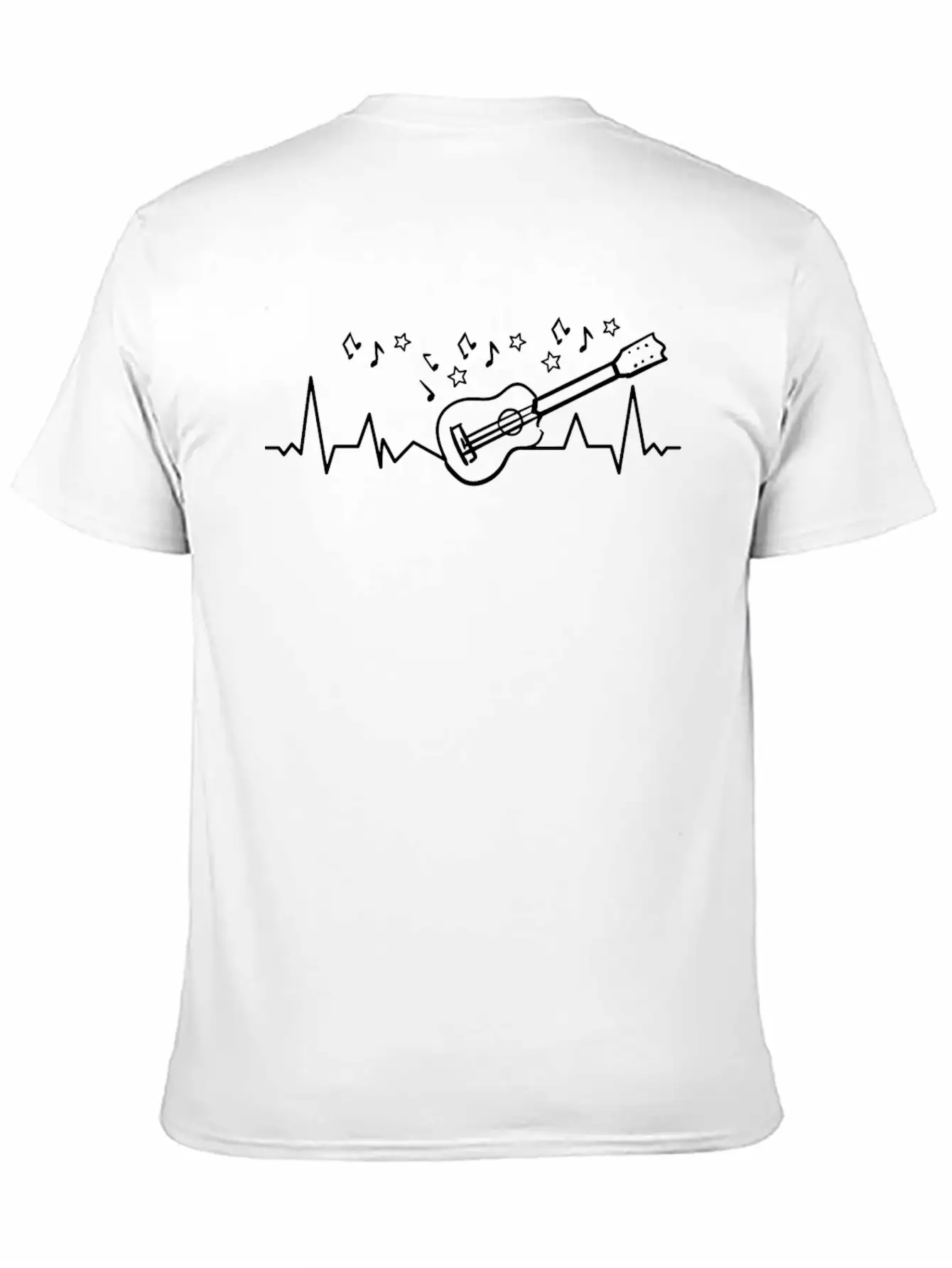 Guitar Guitarist Instrument Musician ACOUSTIC Classic Fit Graphic Tee For Daily Comfort – Unisex Cotton Shirt