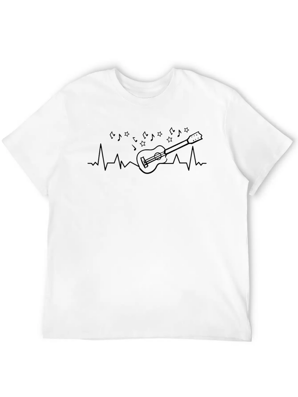Guitar Guitarist Instrument Musician ACOUSTIC Classic Fit Graphic Tee For Daily Comfort – Unisex Cotton Shirt