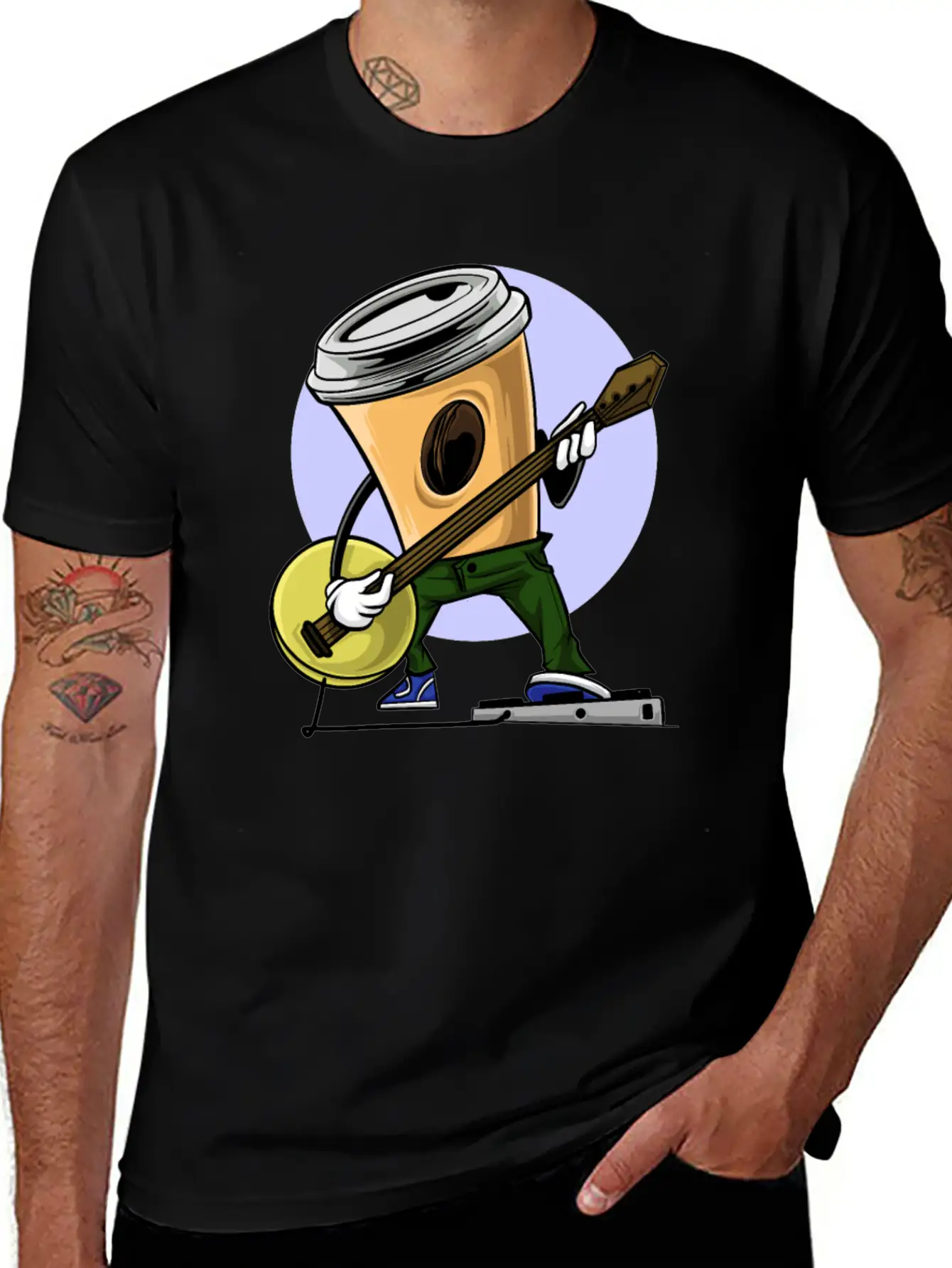 Guitar Guitars Guitar Player Shirt Funny Guitar Lo Unisex Casual T-Shirt – Clean Design For Daily Comfort