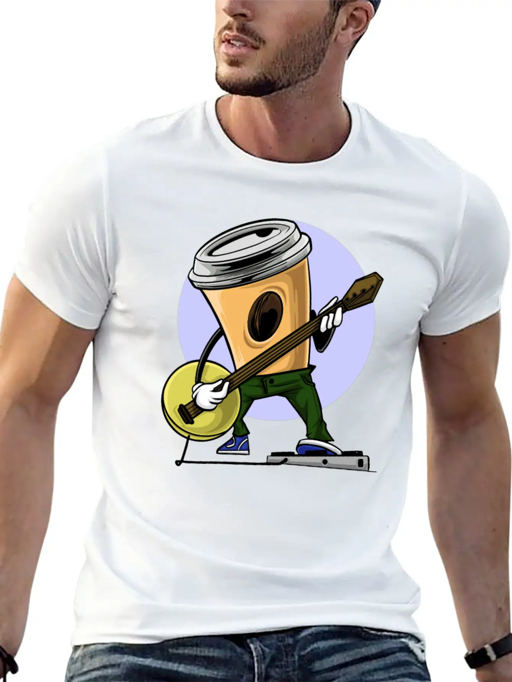 Guitar Guitars Guitar Player Shirt Funny Guitar Lo Unisex Casual T-Shirt – Clean Design For Daily Comfort