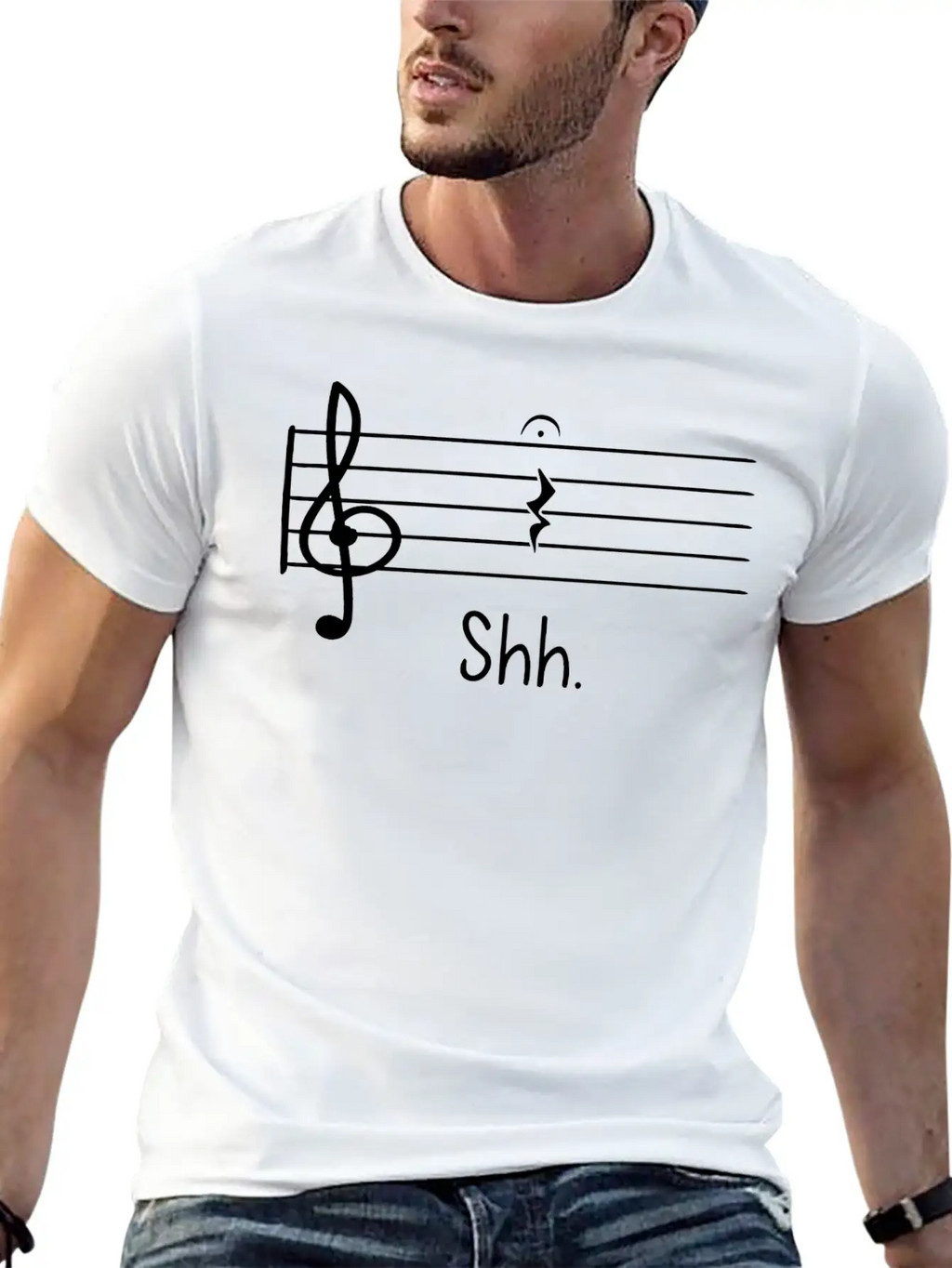 Guitar Music Love Electric Acoustic Guitarist Casual Graphic T-Shirt – Simple And Comfortable Daily Wear