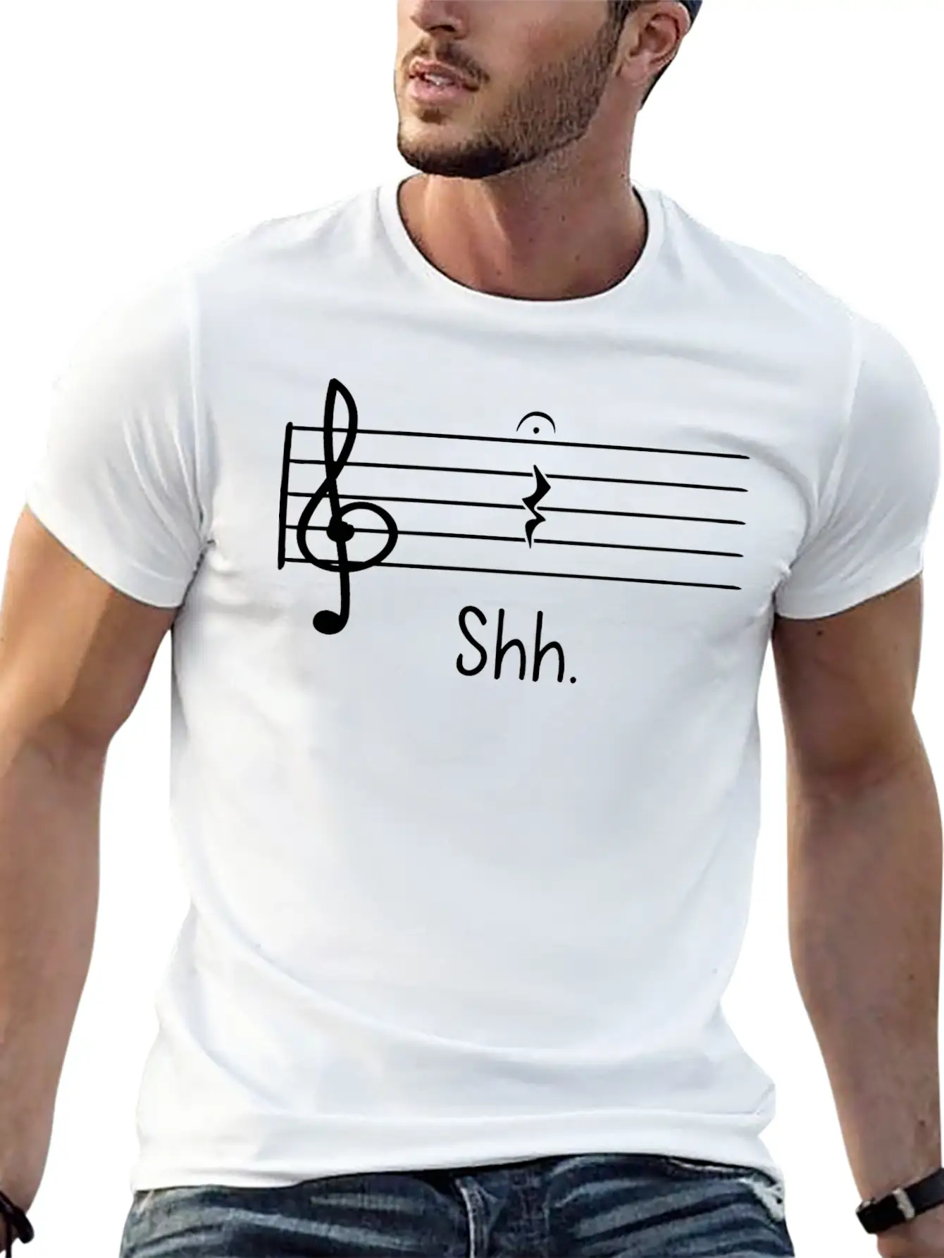 Guitar Music Love Electric Acoustic Guitarist Casual Graphic T-Shirt – Simple And Comfortable Daily Wear