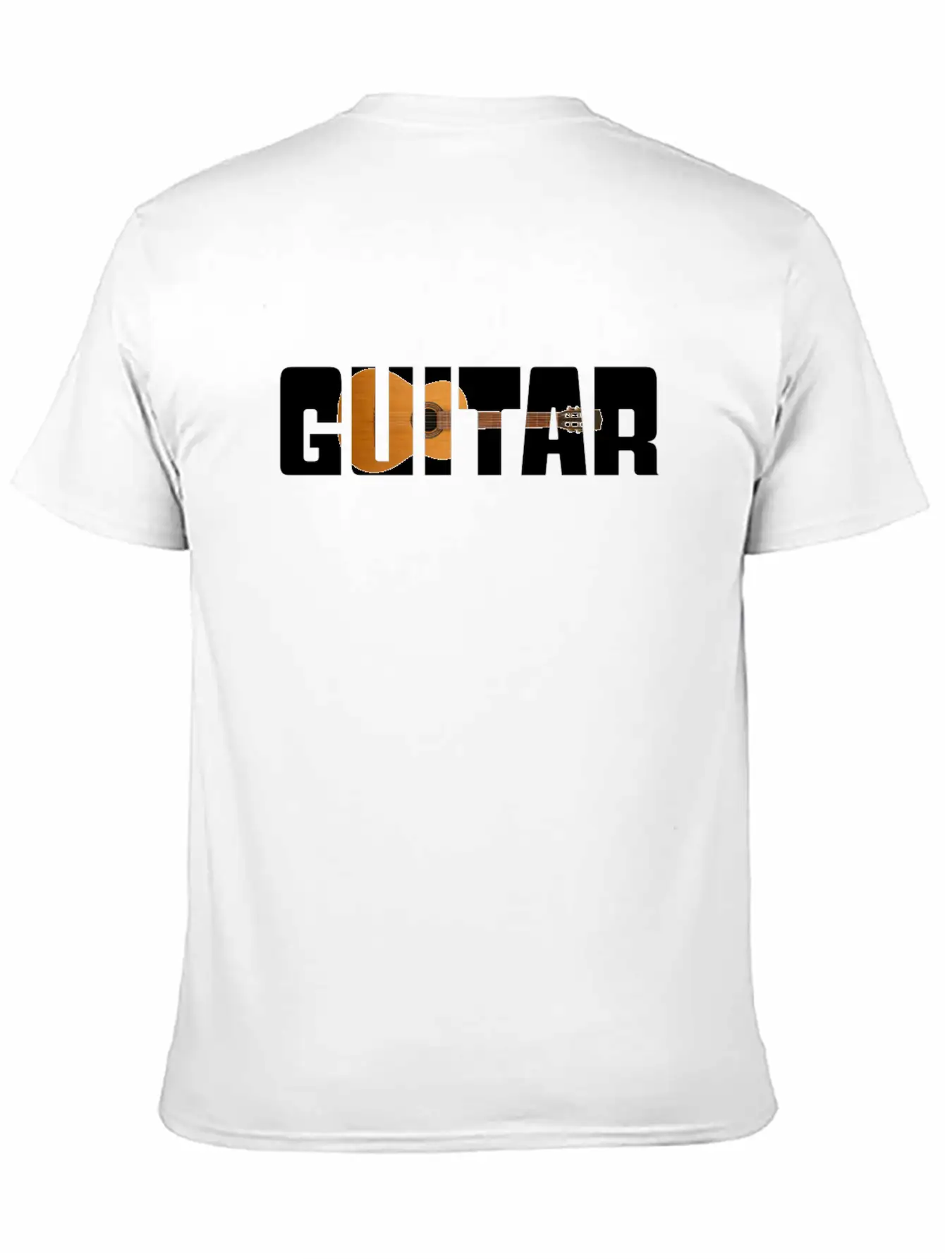 Guitar Music Unisex Short Sleeve Soft Cotton T-Shirt – Casual Everyday Wear