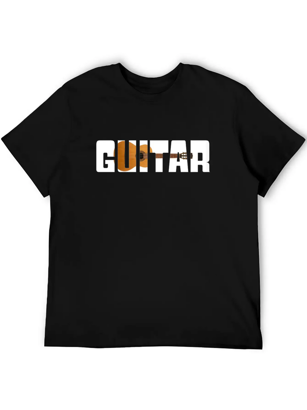Guitar Music Unisex Short Sleeve Soft Cotton T-Shirt – Casual Everyday Wear