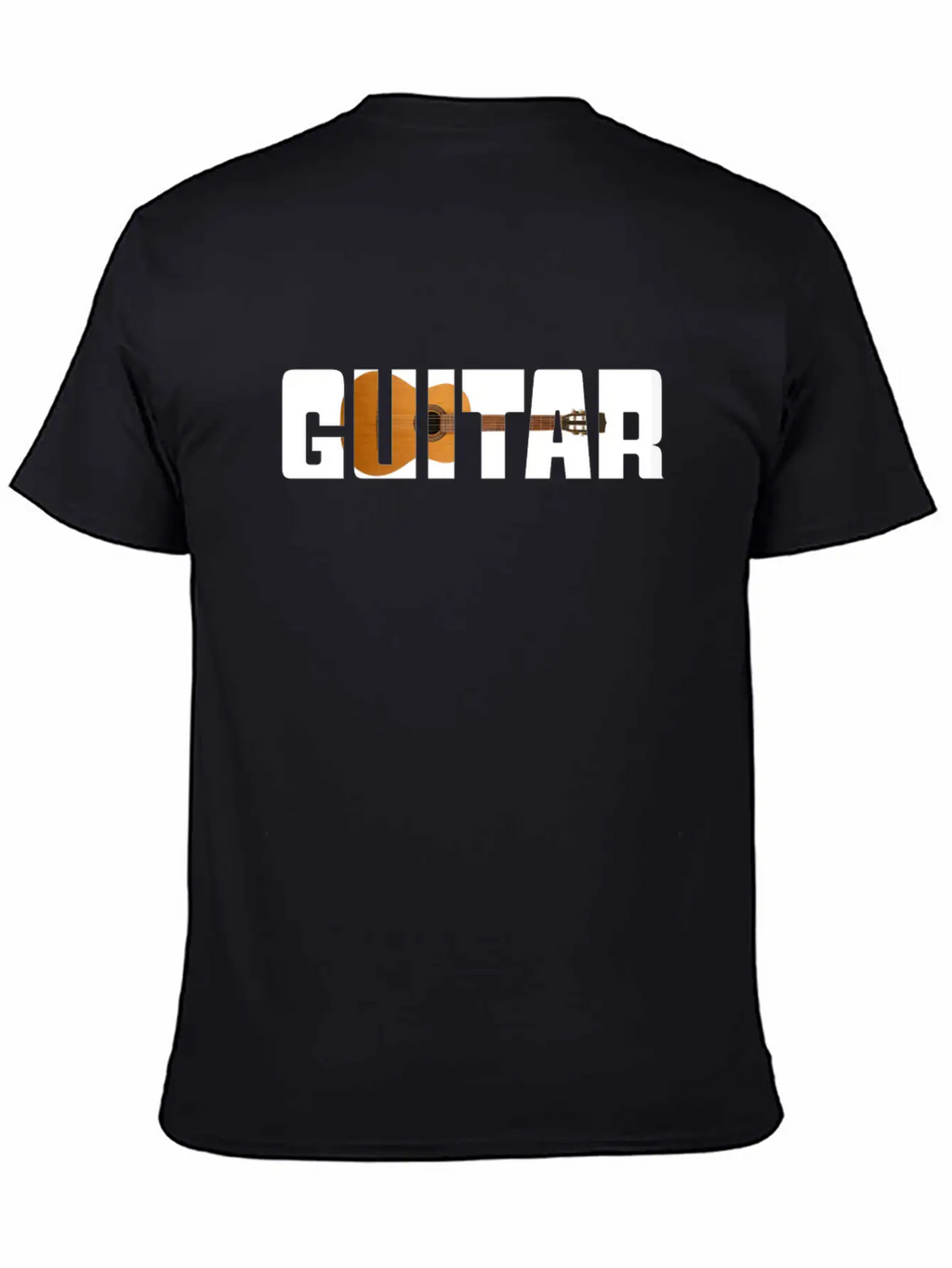 Guitar Music Unisex Short Sleeve Soft Cotton T-Shirt – Casual Everyday Wear