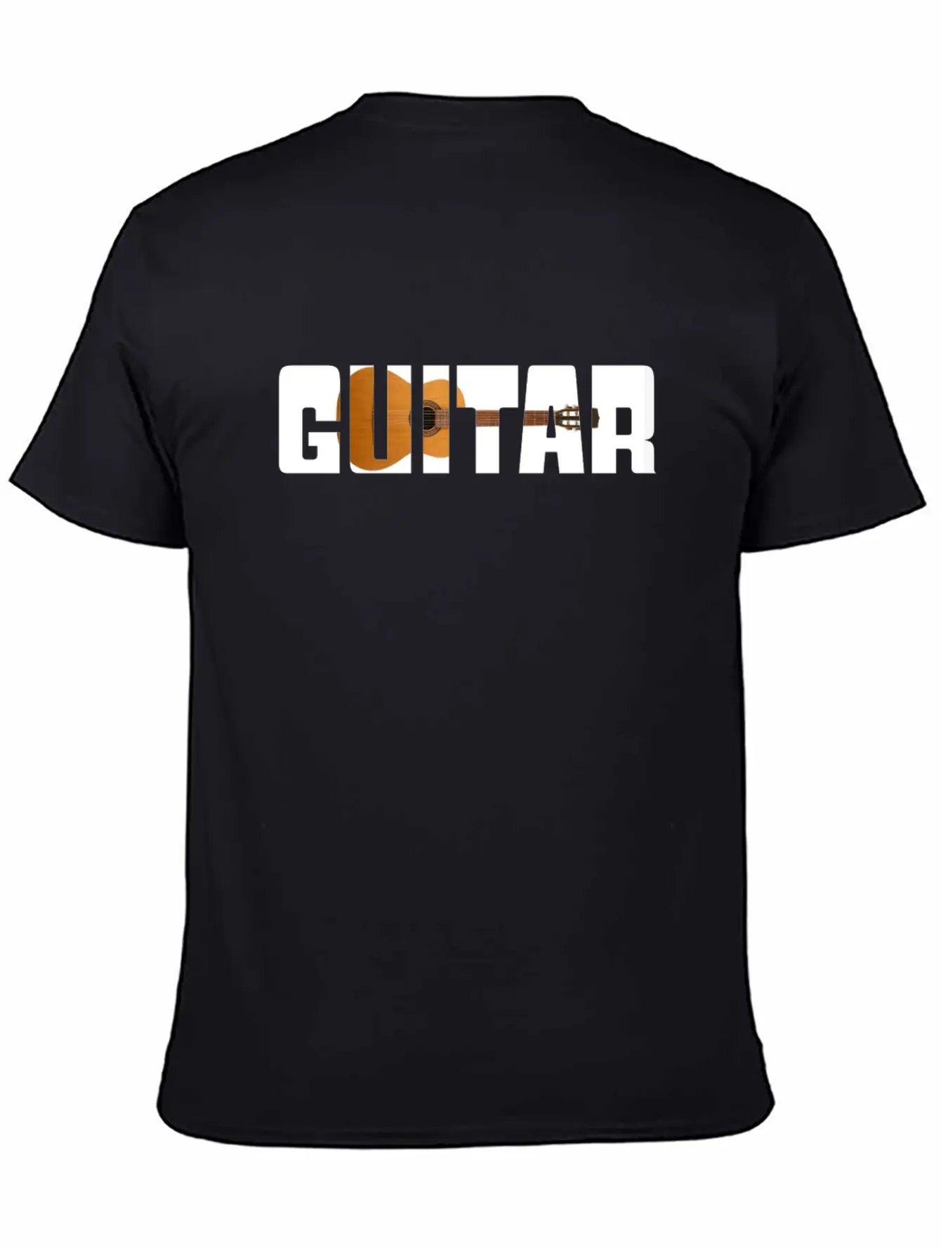 Guitar Music Unisex Short Sleeve Soft Cotton T-Shirt – Casual Everyday Wear