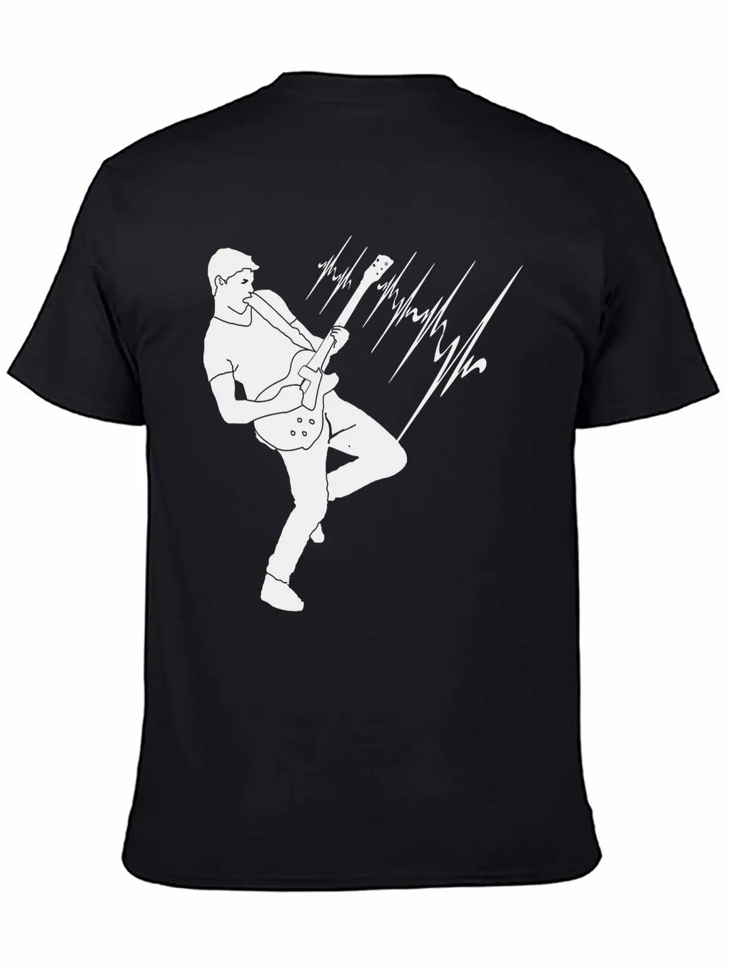 Guitar Player Guitar Solo Electric Guitar Unisex Casual T-Shirt – Clean Design For Daily Comfort