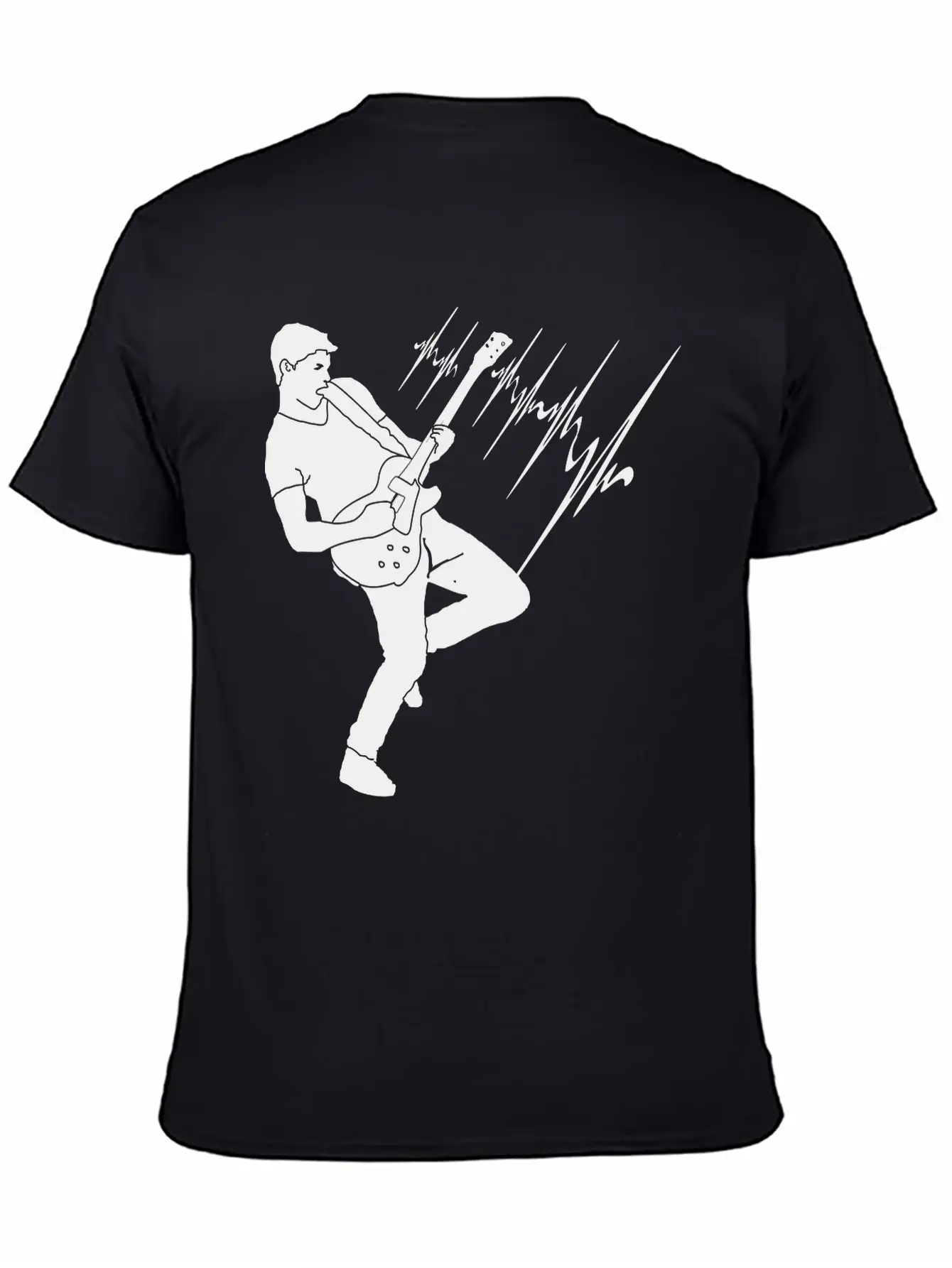 Guitar Player Guitar Solo Electric Guitar Unisex Casual T-Shirt – Clean Design For Daily Comfort