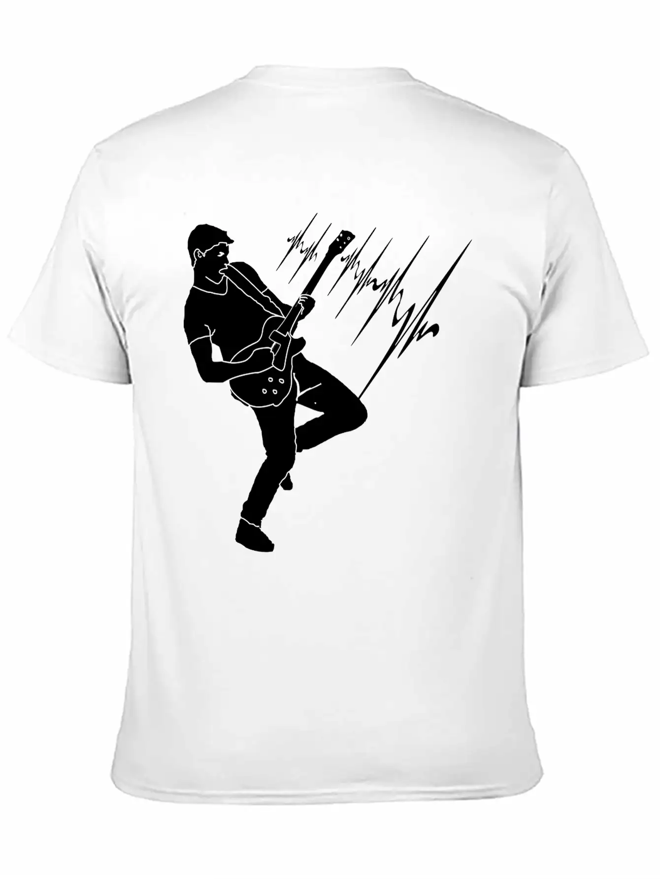 Guitar Player Guitar Solo Electric Guitar Unisex Casual T-Shirt – Clean Design For Daily Comfort