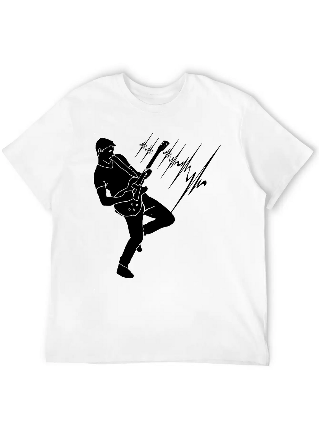 Guitar Player Guitar Solo Electric Guitar Unisex Casual T-Shirt – Clean Design For Daily Comfort
