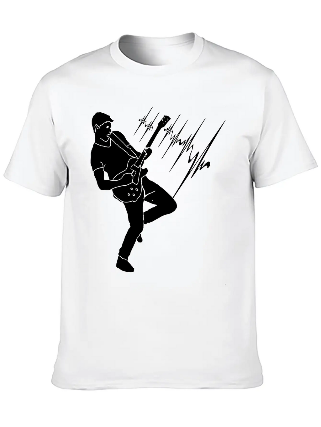 Guitar Player Guitar Solo Electric Guitar Unisex Casual T-Shirt – Clean Design For Daily Comfort