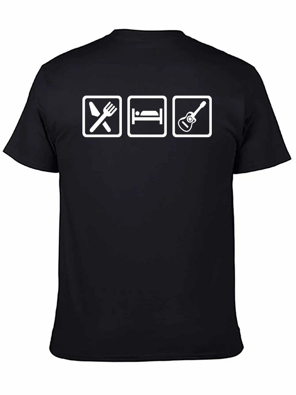 Guitar Unisex Casual T-Shirt – Clean Design For Daily Comfort