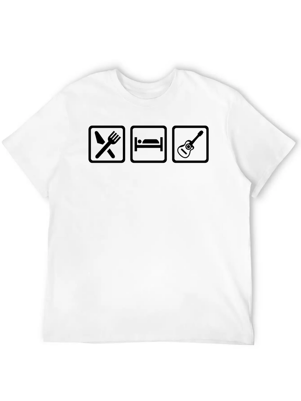 Guitar Unisex Casual T-Shirt – Clean Design For Daily Comfort