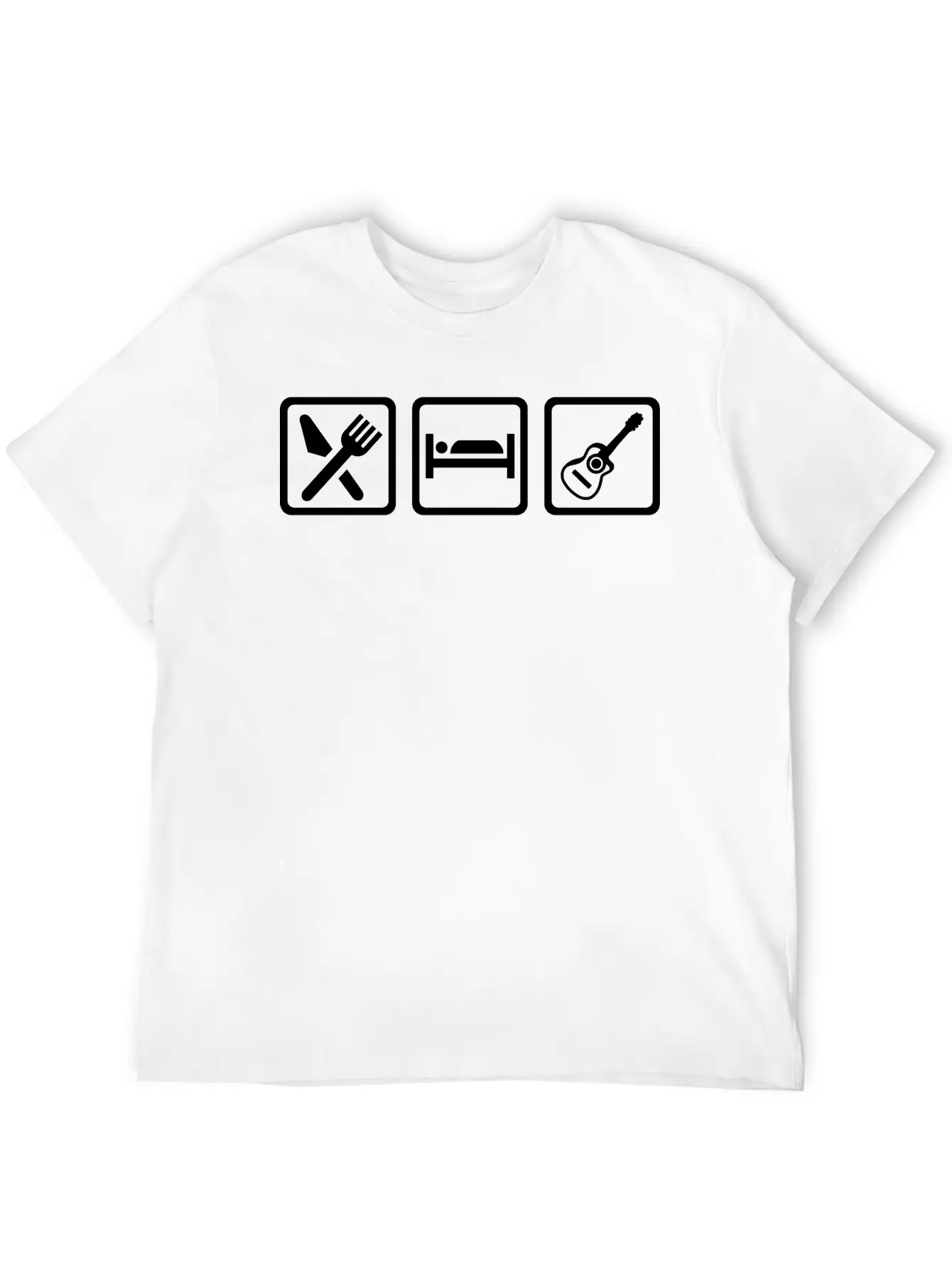Guitar Unisex Casual T-Shirt – Clean Design For Daily Comfort