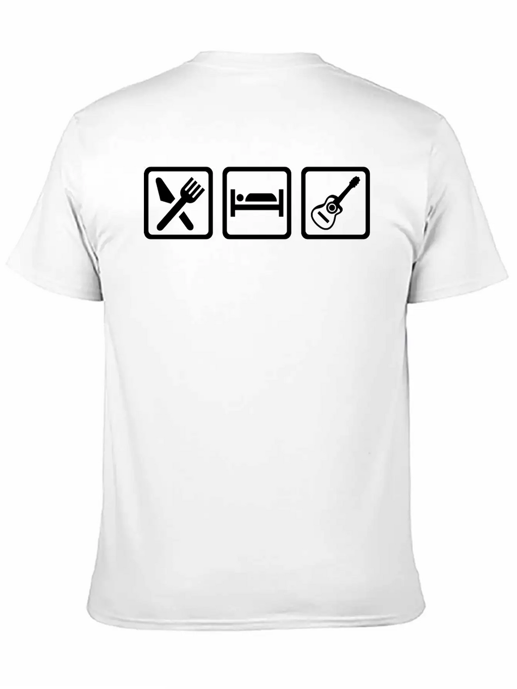 Guitar Unisex Casual T-Shirt – Clean Design For Daily Comfort