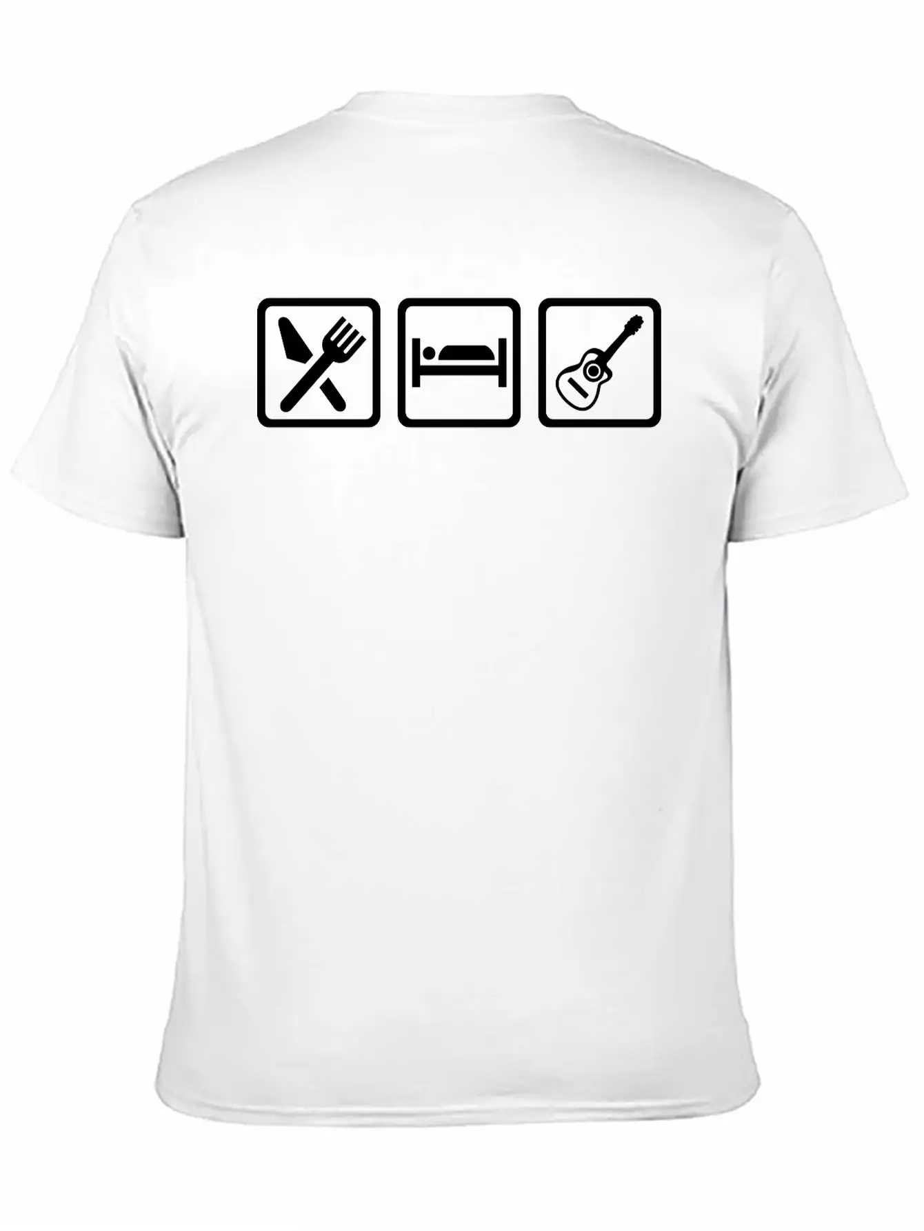 Guitar Unisex Casual T-Shirt – Clean Design For Daily Comfort