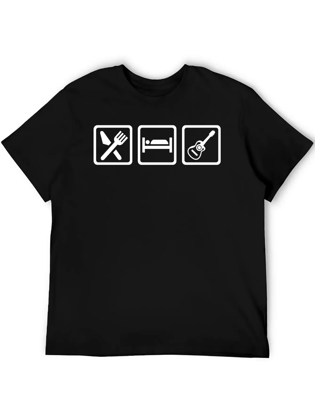 Guitar Unisex Casual T-Shirt – Clean Design For Daily Comfort