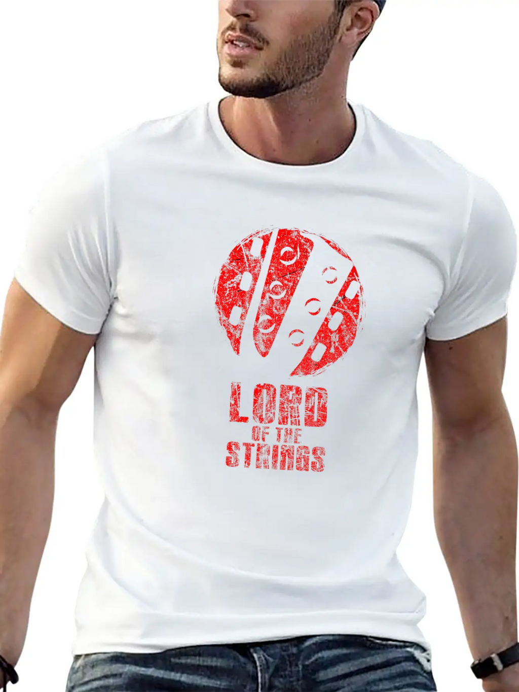 Guitar Unisex Short Sleeve Soft Cotton T-Shirt – Casual Everyday Wear