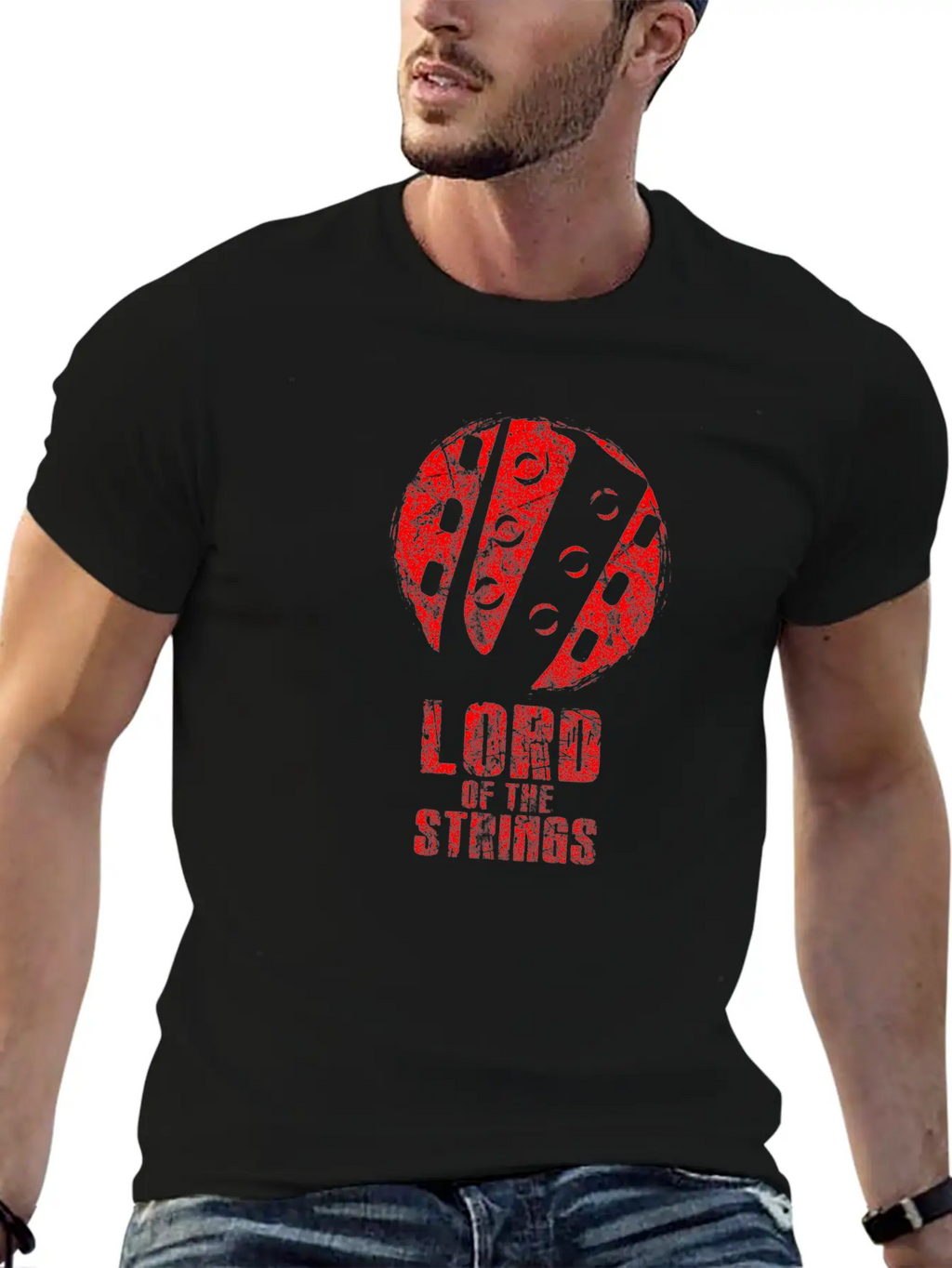 Guitar Unisex Short Sleeve Soft Cotton T-Shirt – Casual Everyday Wear
