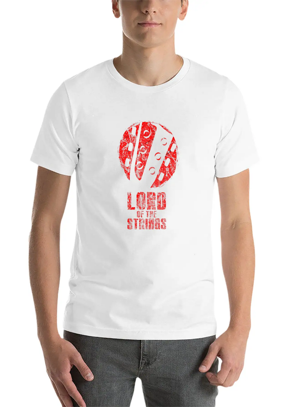 Guitar Unisex Short Sleeve Soft Cotton T-Shirt – Casual Everyday Wear