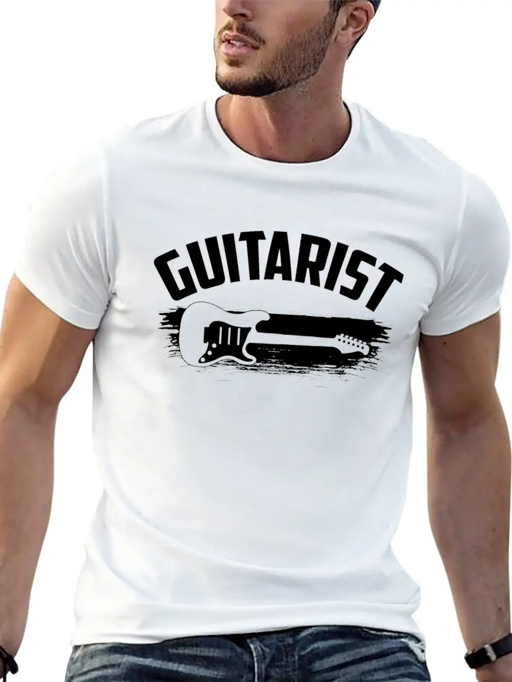 Guitarist Guitar Unisex Casual T-Shirt – Clean Design For Daily Comfort
