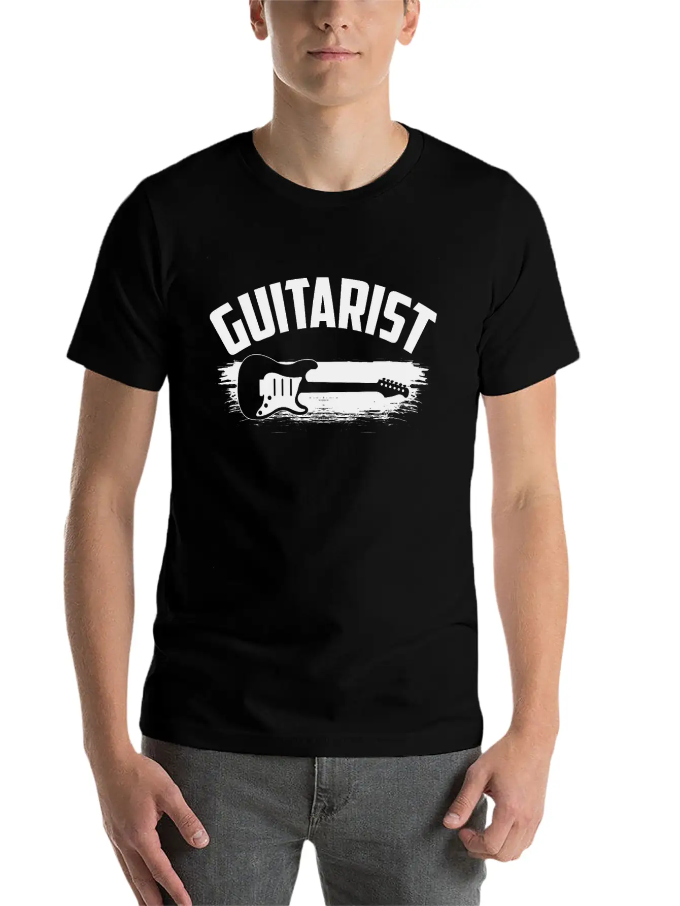 Guitarist Guitar Unisex Casual T-Shirt – Clean Design For Daily Comfort