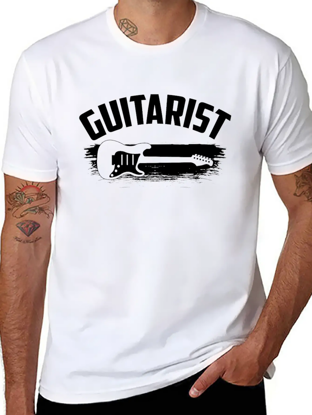 Guitarist Guitar Unisex Casual T-Shirt – Clean Design For Daily Comfort