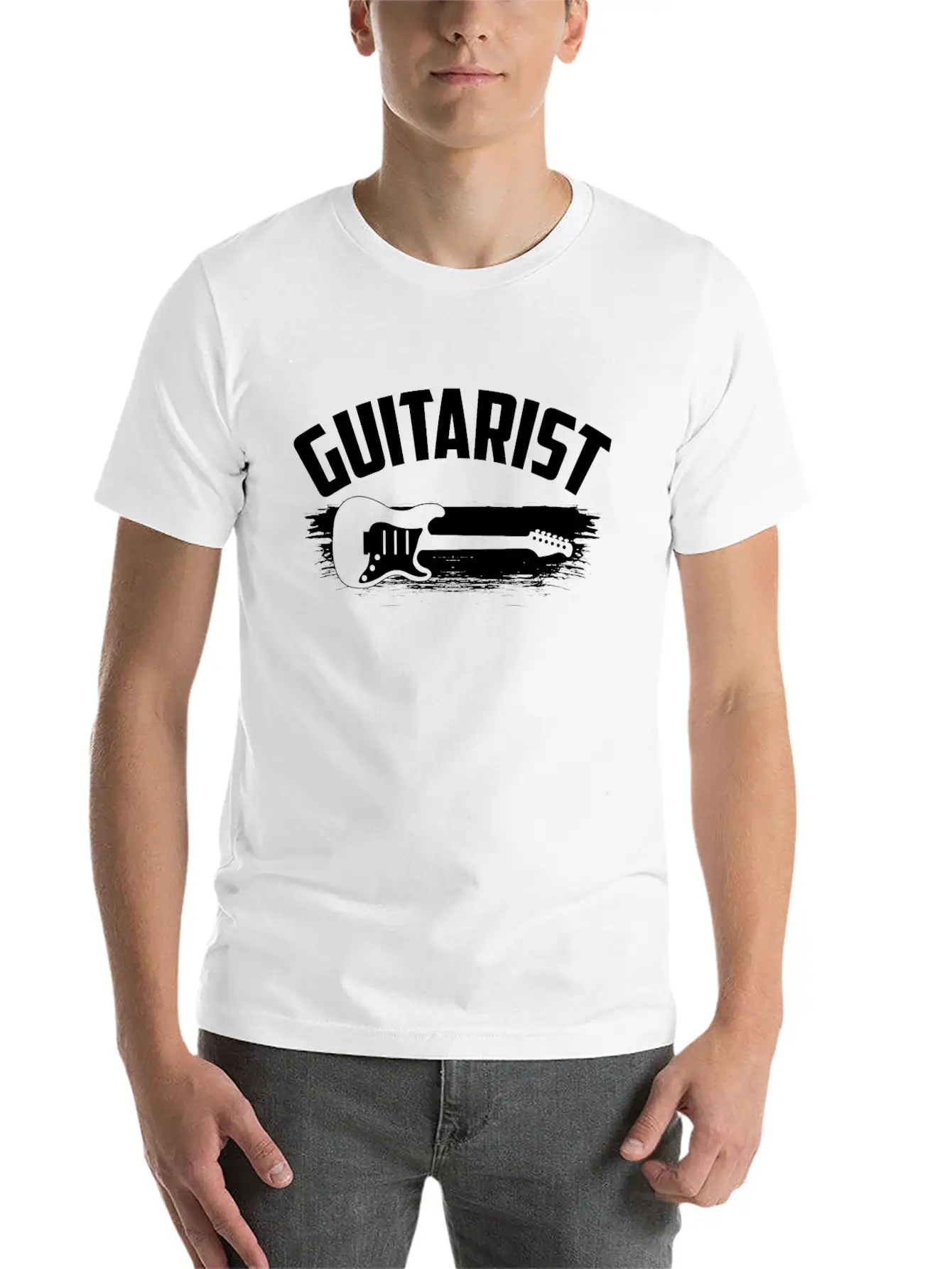 Guitarist Guitar Unisex Casual T-Shirt – Clean Design For Daily Comfort