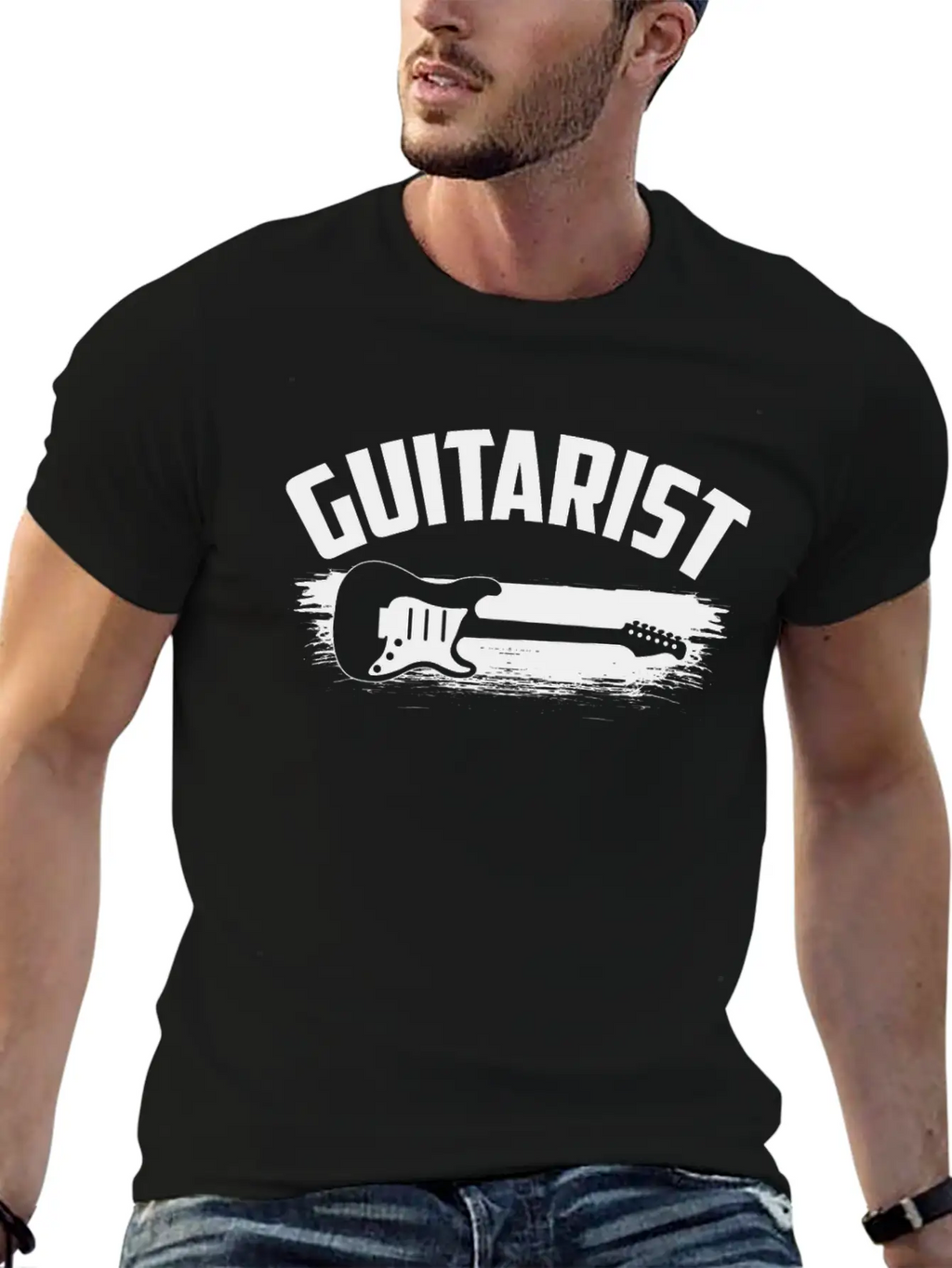 Guitarist Guitar Unisex Casual T-Shirt – Clean Design For Daily Comfort