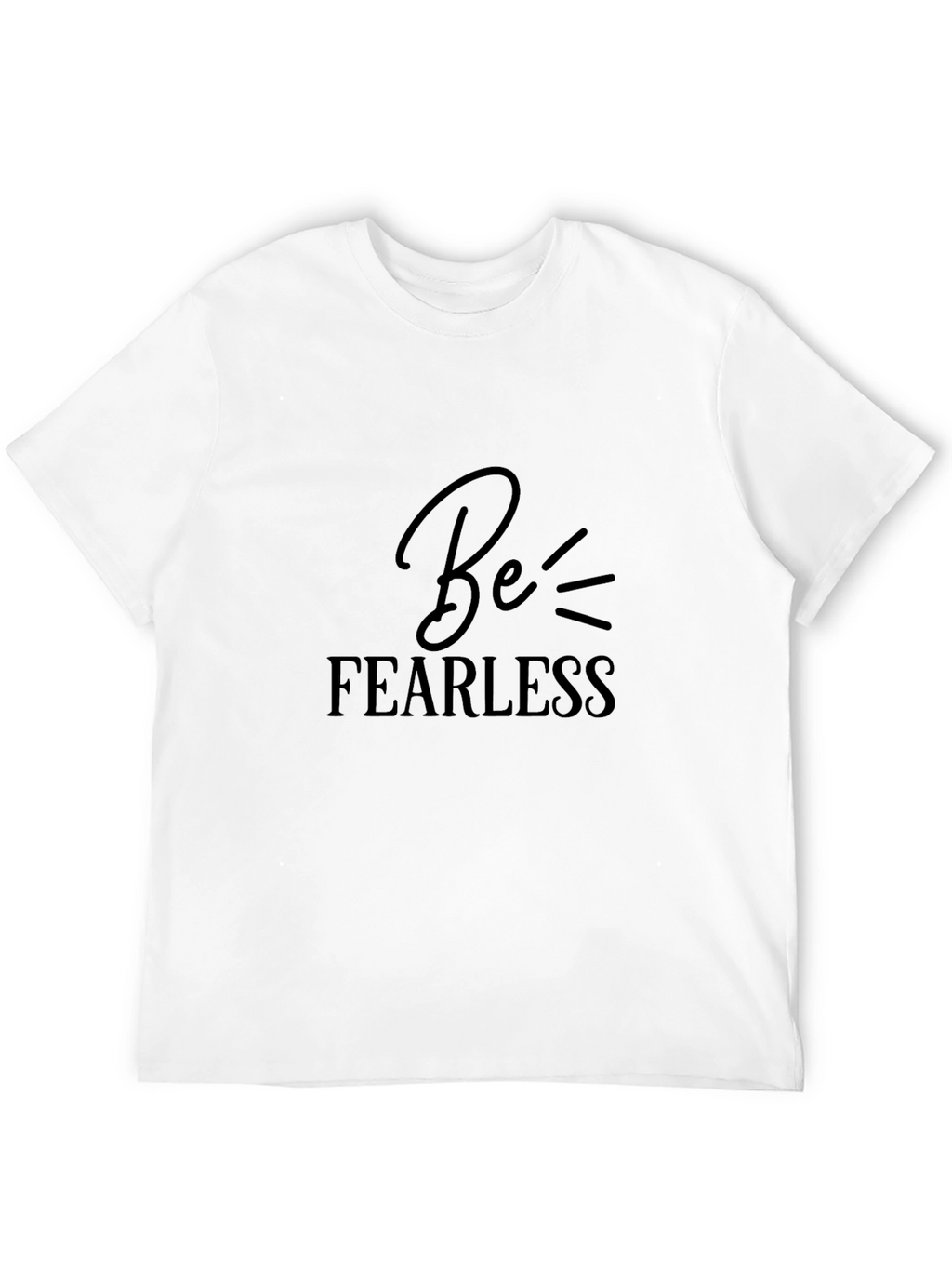 Be Fearless Black Graphic Tee