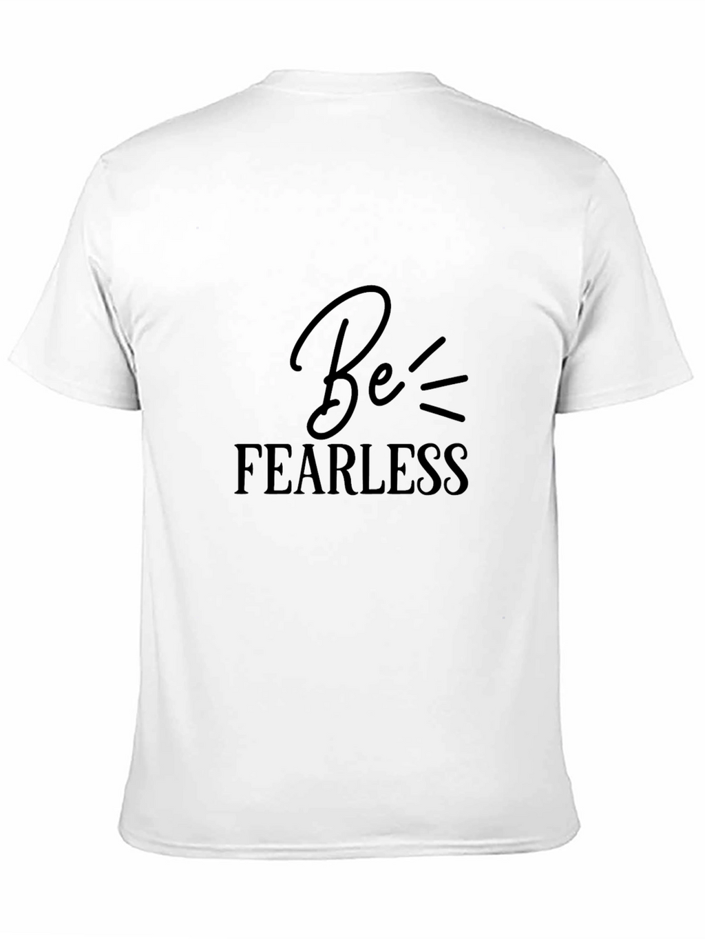 Be Fearless Black Graphic Tee