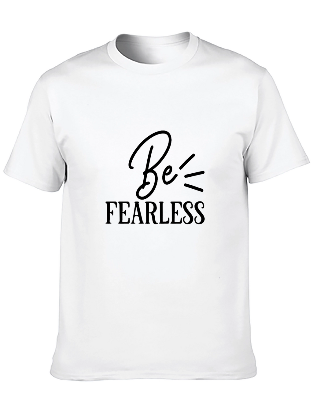 Be Fearless Black Graphic Tee