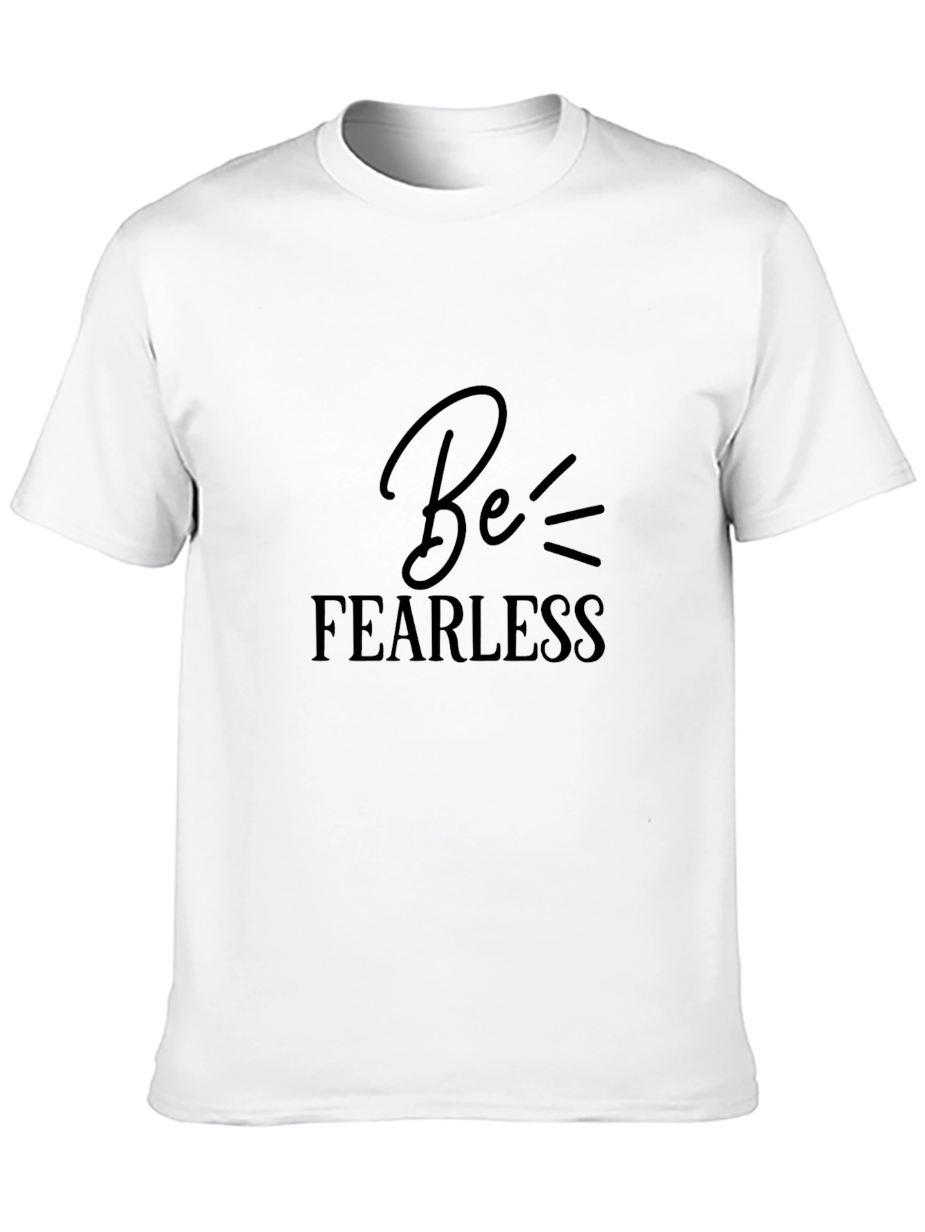 Be Fearless Black Graphic Tee