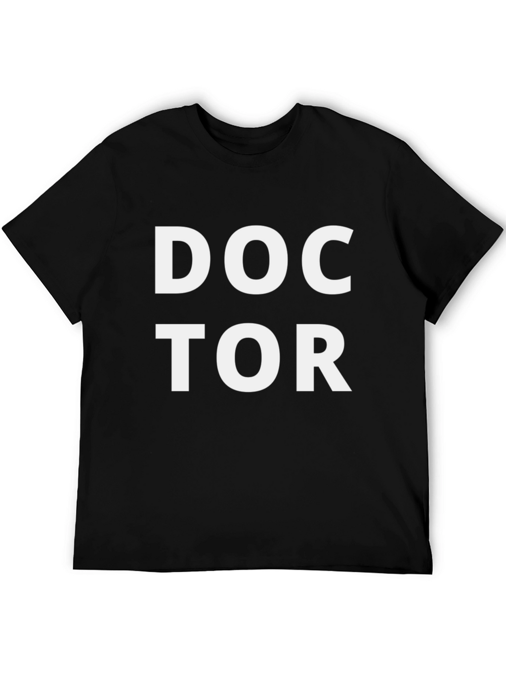 Doctor Graphic T-Shirt - Black Cotton Blend