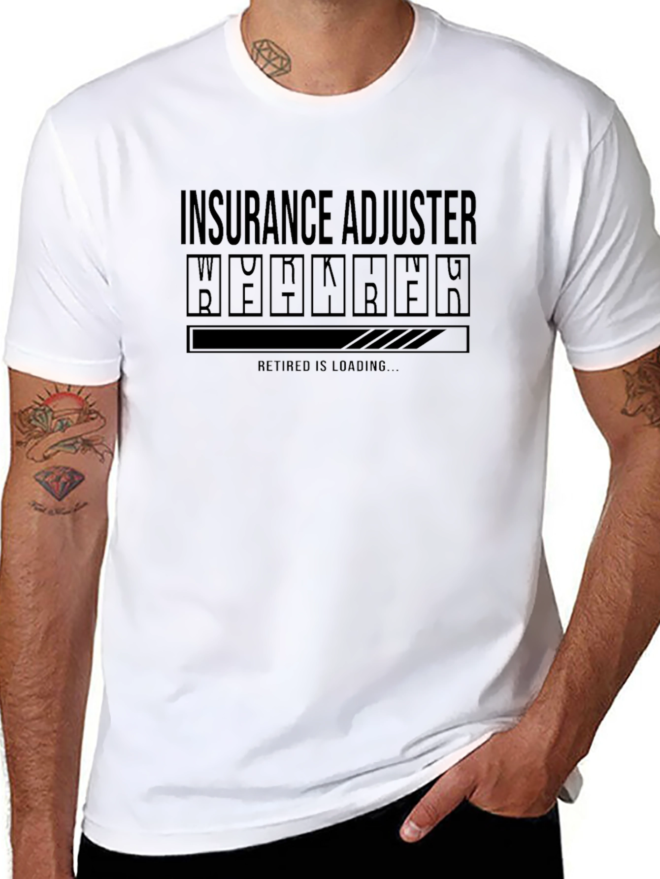 Insurance Adjuster Retirement Loading T-Shirt