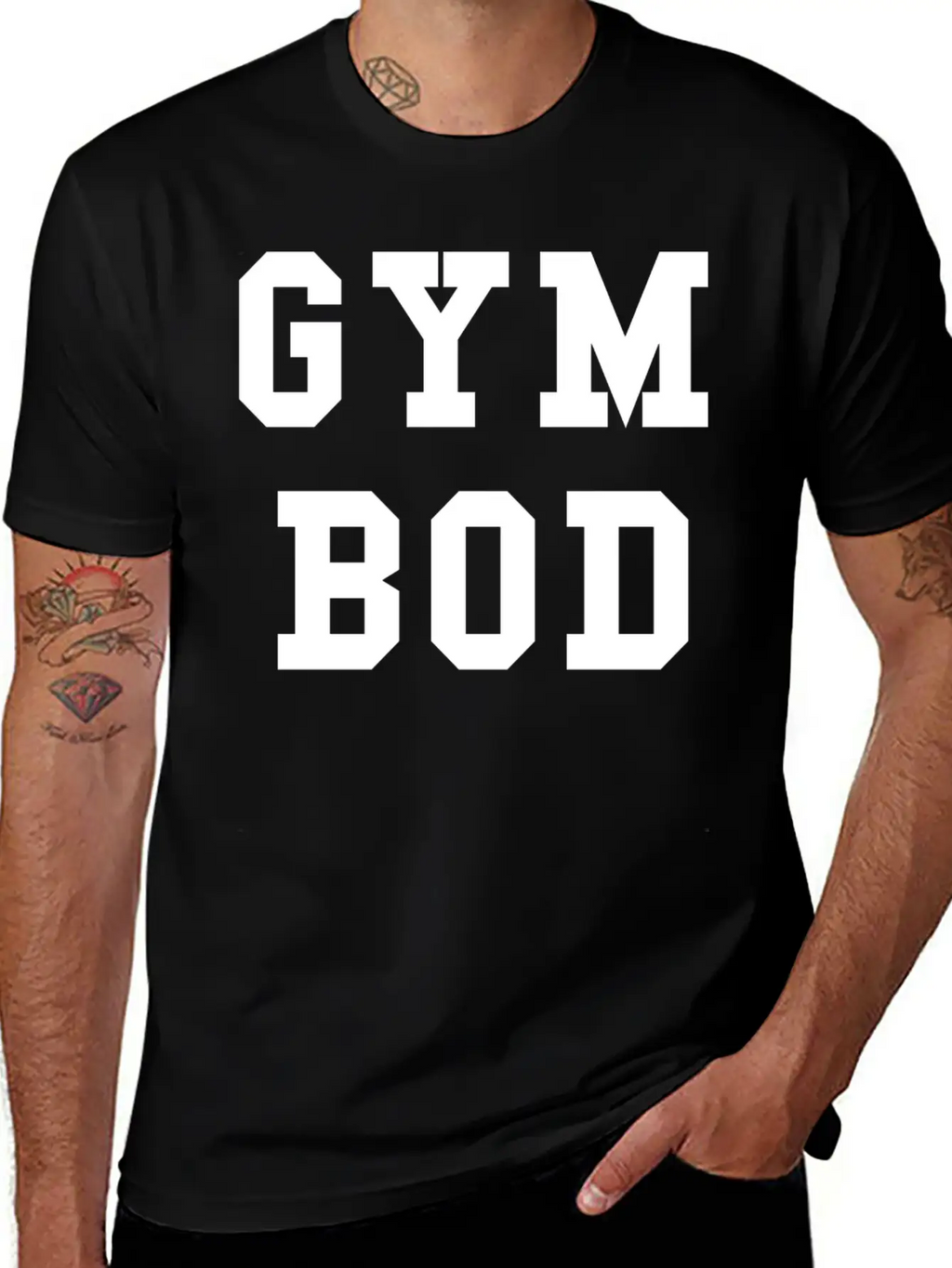 Gym Body Graphic Design Unisex Casual T-Shirt – Clean Design For Daily Comfort