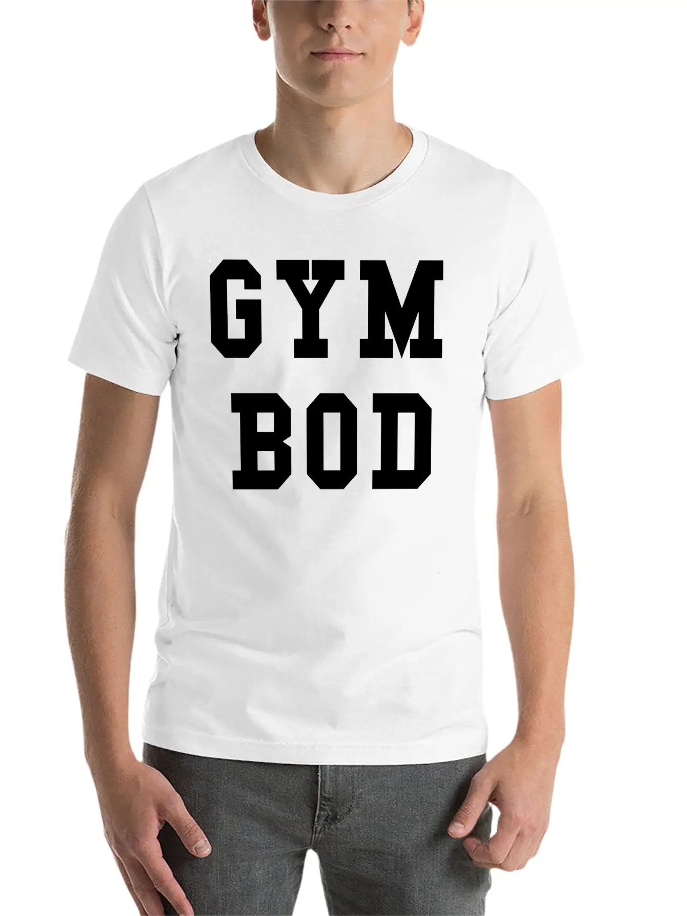 Gym Body Graphic Design Unisex Casual T-Shirt – Clean Design For Daily Comfort