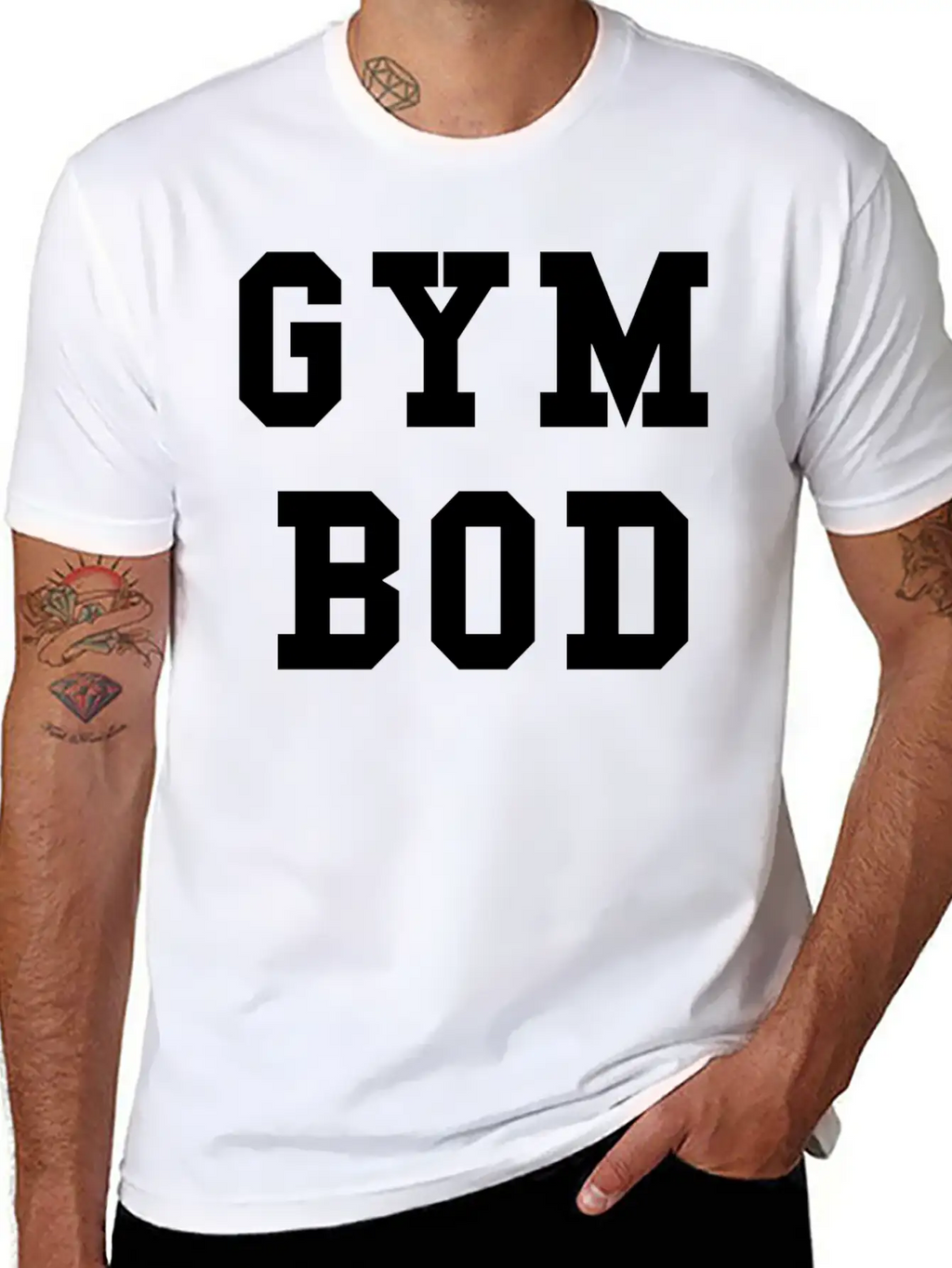 Gym Body Graphic Design Unisex Casual T-Shirt – Clean Design For Daily Comfort