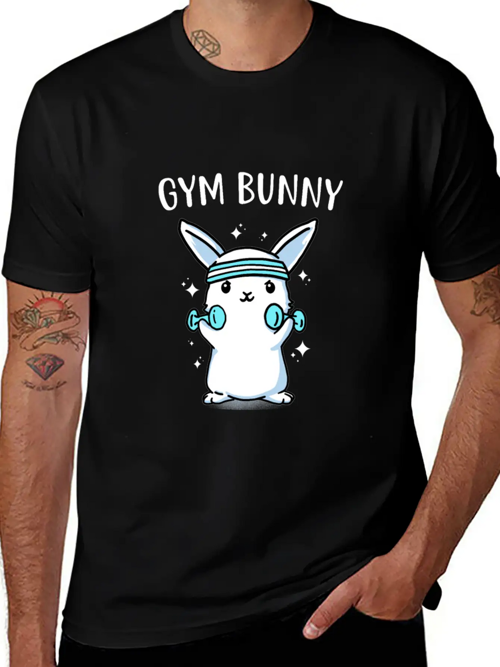 Gym Bunny Weight Lifting Gift Classic Fit Graphic Tee For Daily Comfort – Unisex Cotton Shirt
