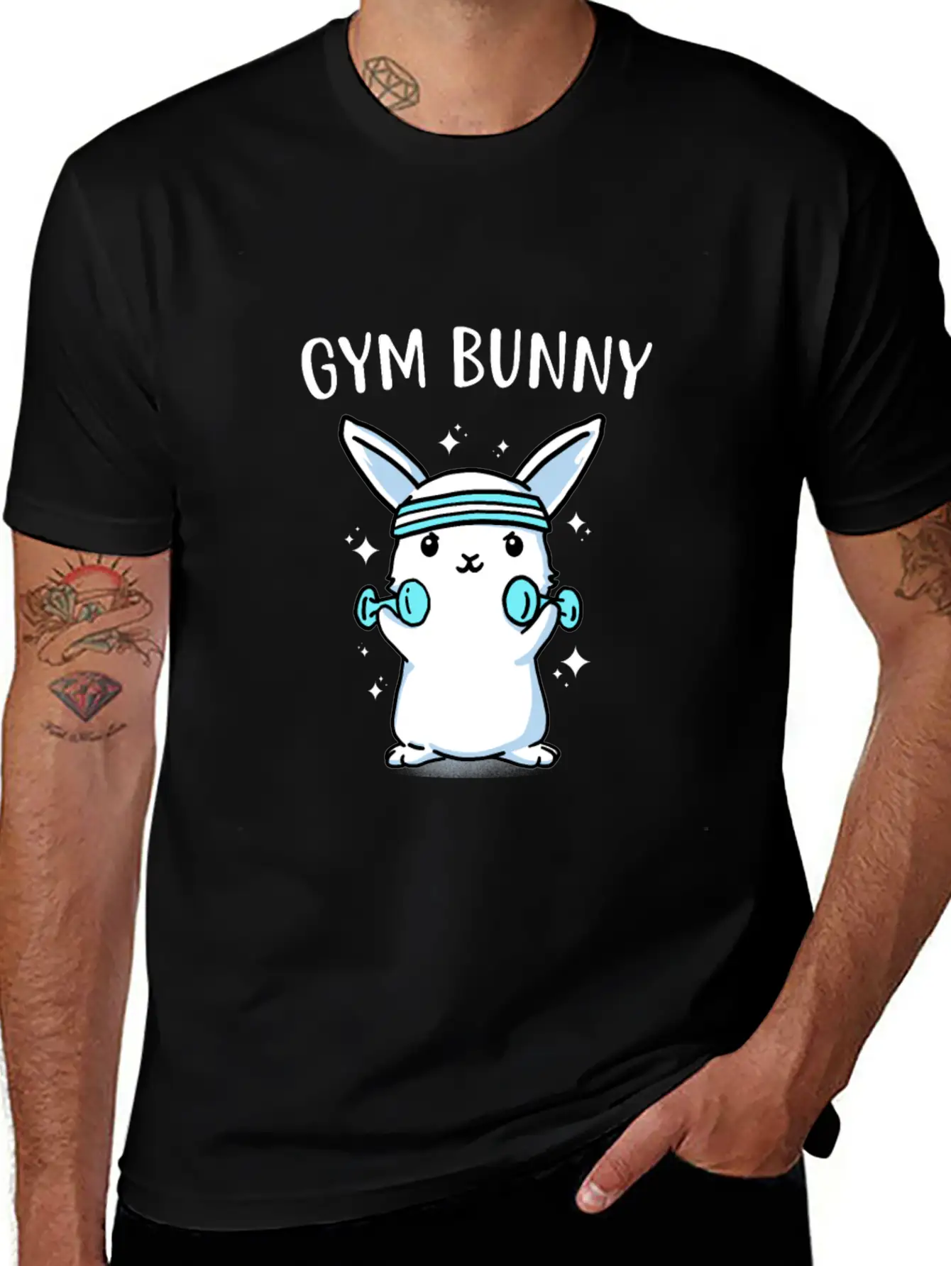 Gym Bunny Weight Lifting Gift Classic Fit Graphic Tee For Daily Comfort – Unisex Cotton Shirt