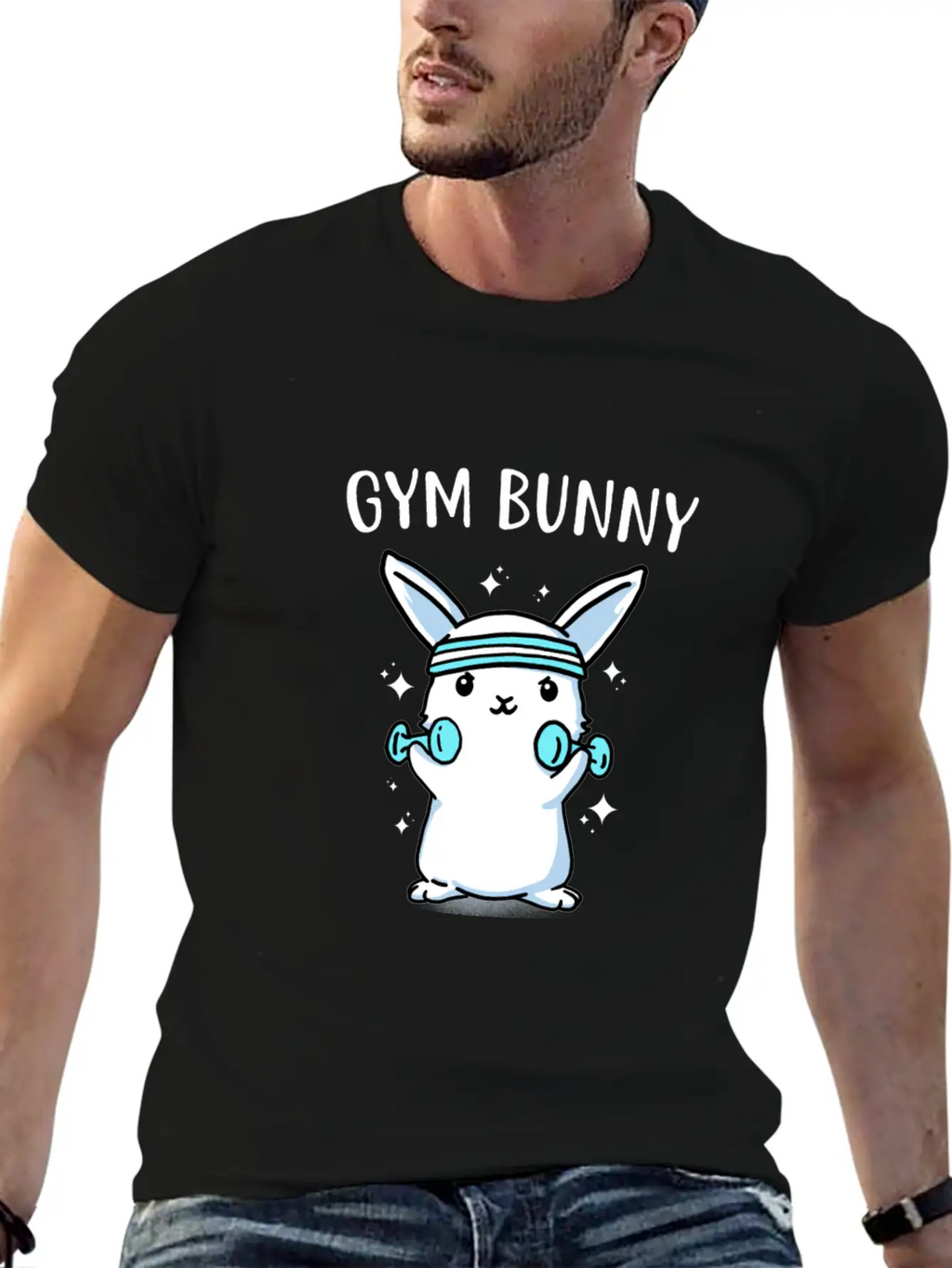 Gym Bunny Weight Lifting Gift Classic Fit Graphic Tee For Daily Comfort – Unisex Cotton Shirt