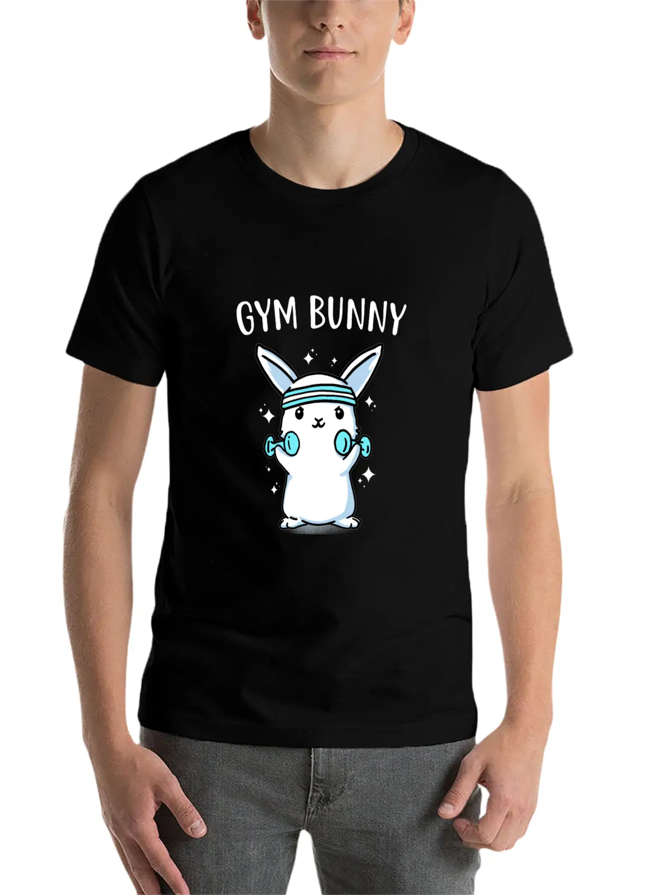 Gym Bunny Weight Lifting Gift Classic Fit Graphic Tee For Daily Comfort – Unisex Cotton Shirt