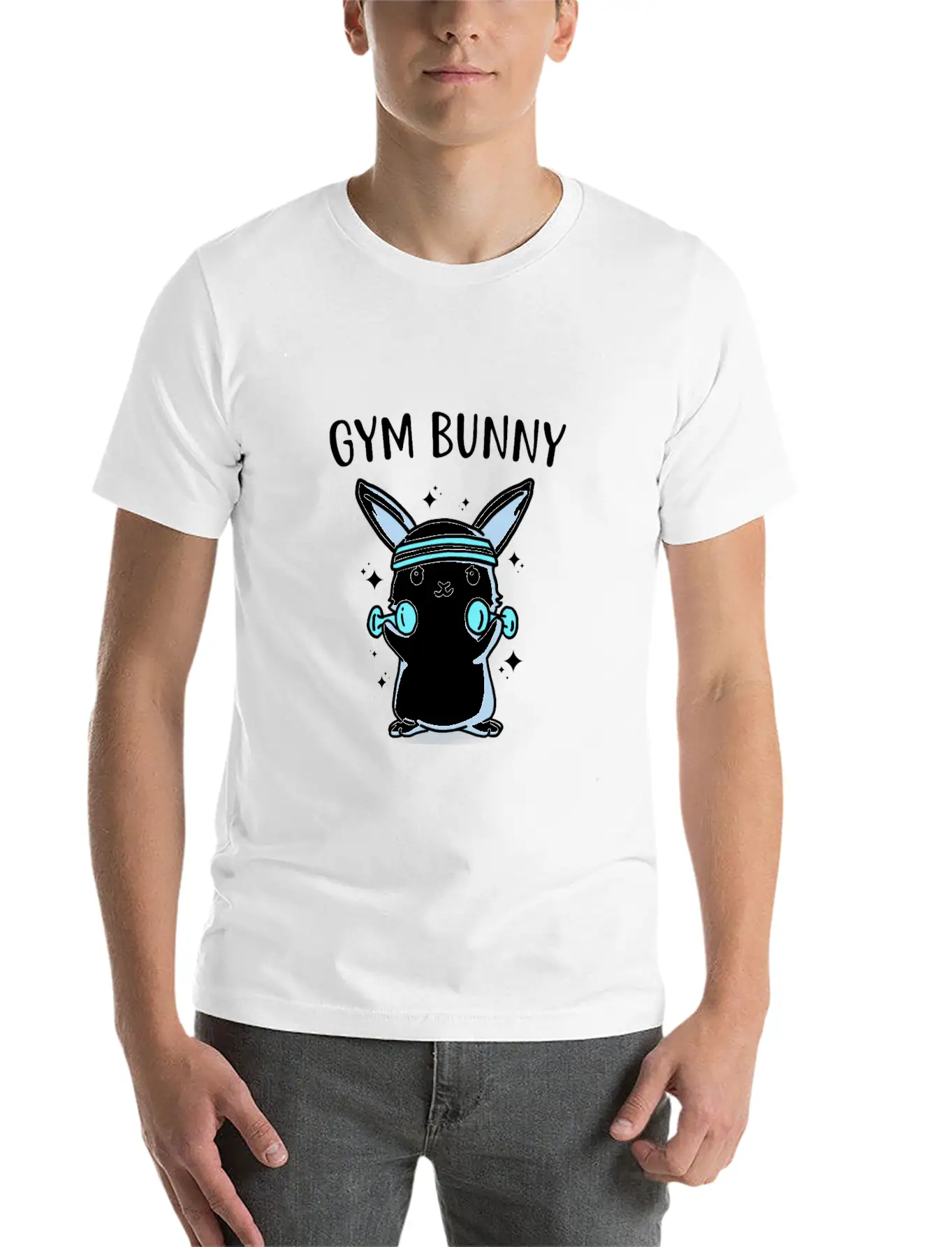 Gym Bunny Weight Lifting Gift Classic Fit Graphic Tee For Daily Comfort – Unisex Cotton Shirt
